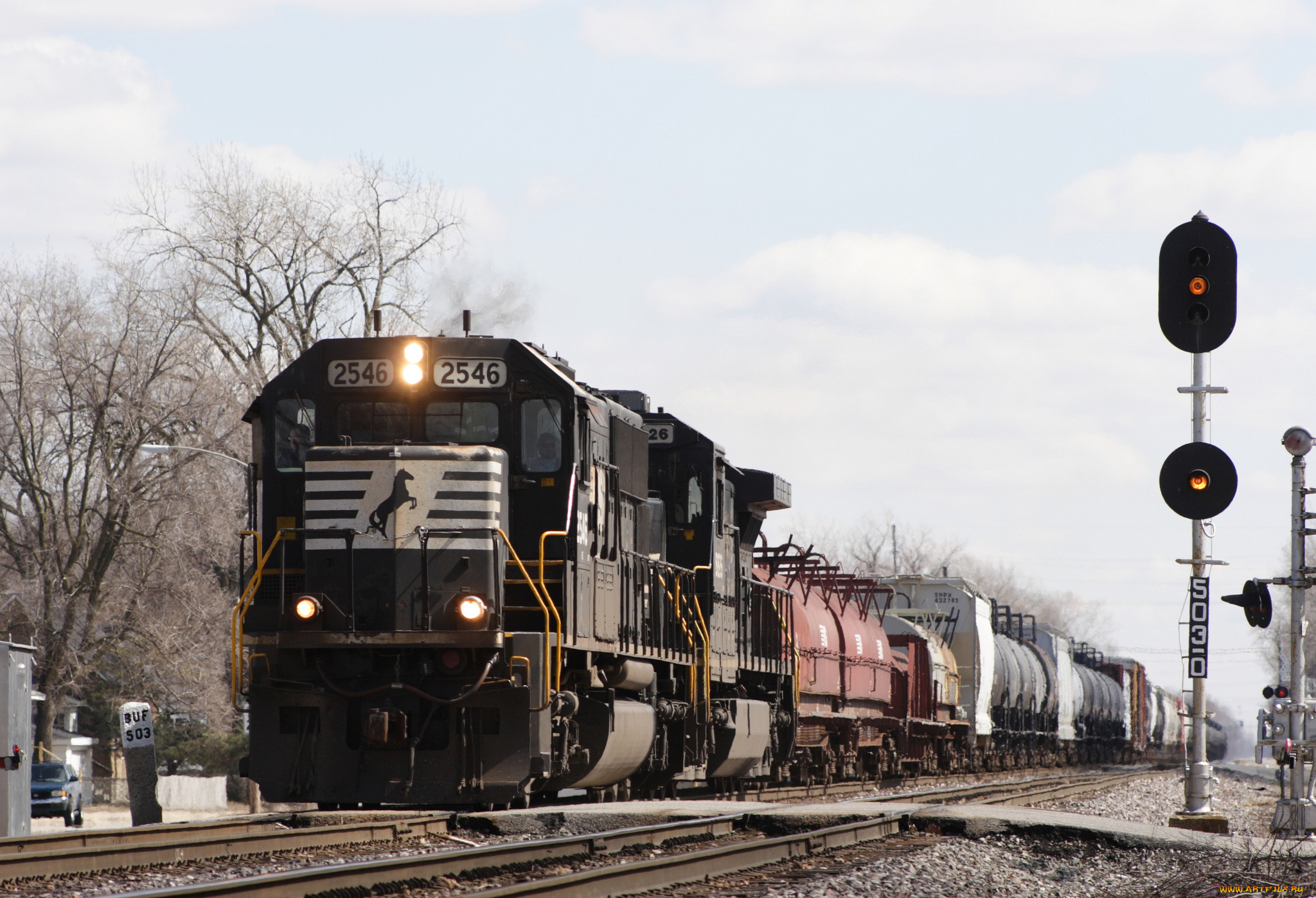 техника, поезда, локомотив, рельсы, состав