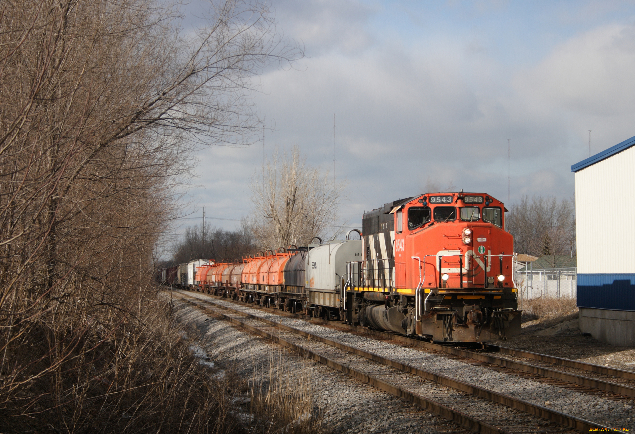 техника, поезда, состав, локомотив, рельсы