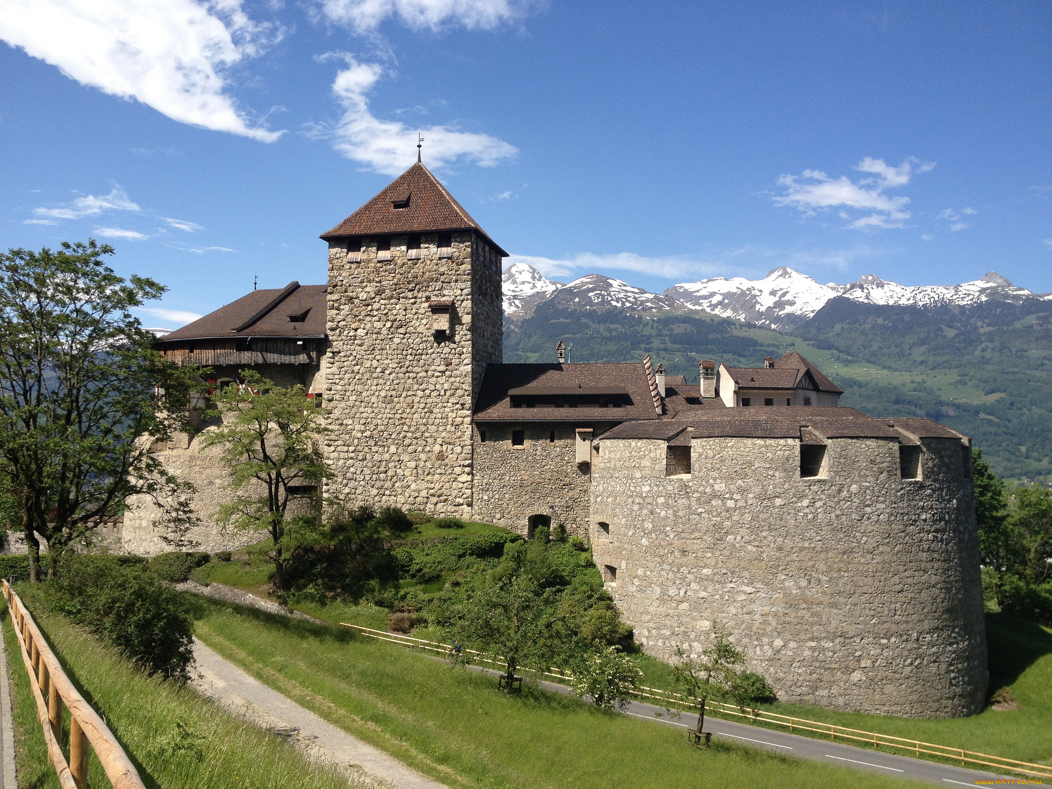 vaduz, castle, , liechtenstein, города, -, дворцы, , замки, , крепости, лихтенштейн, замок