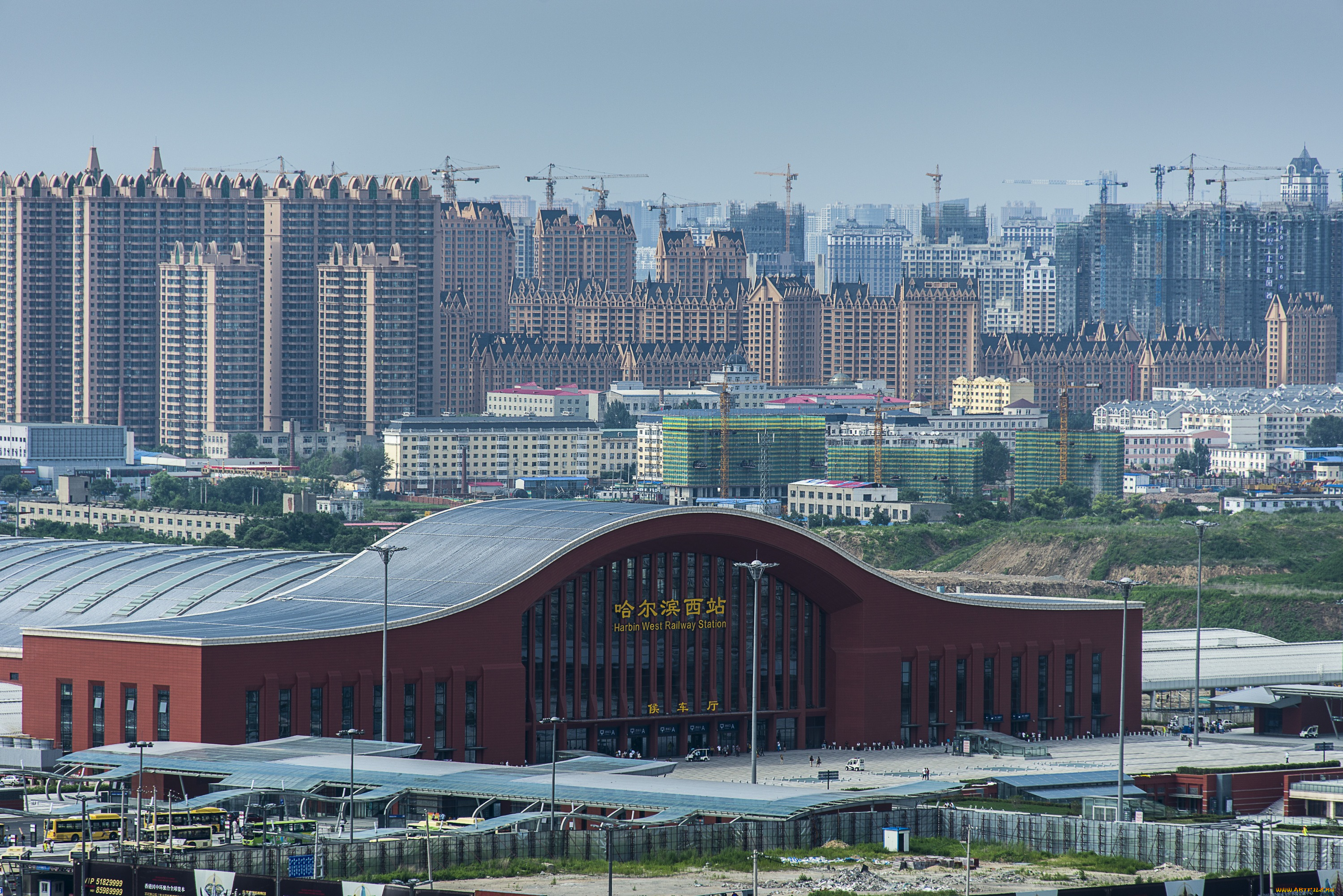 harbin, , china, города, -, здания, , дома, китай