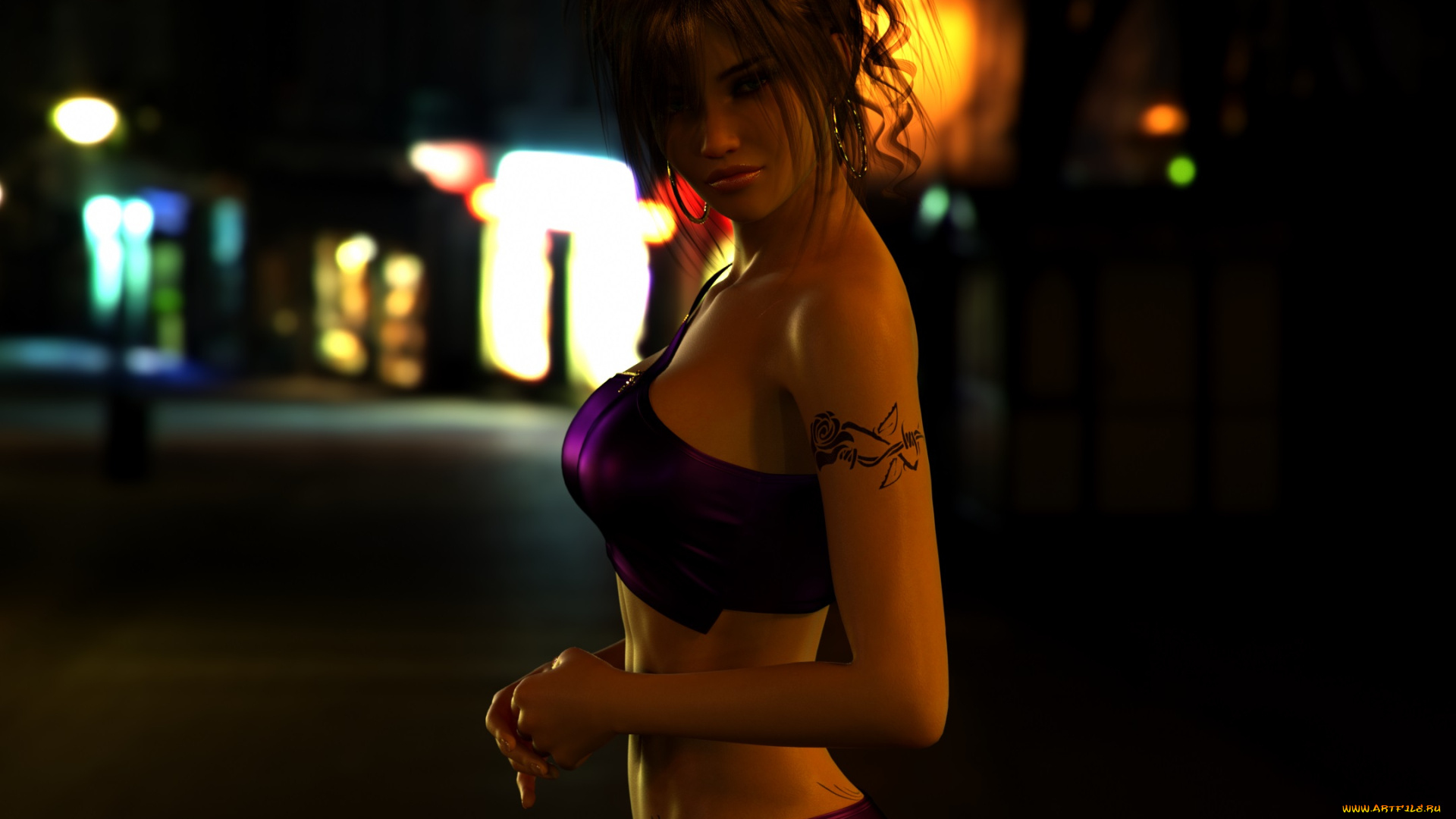 3д, графика, люди, , people, фон, взгляд, девушка