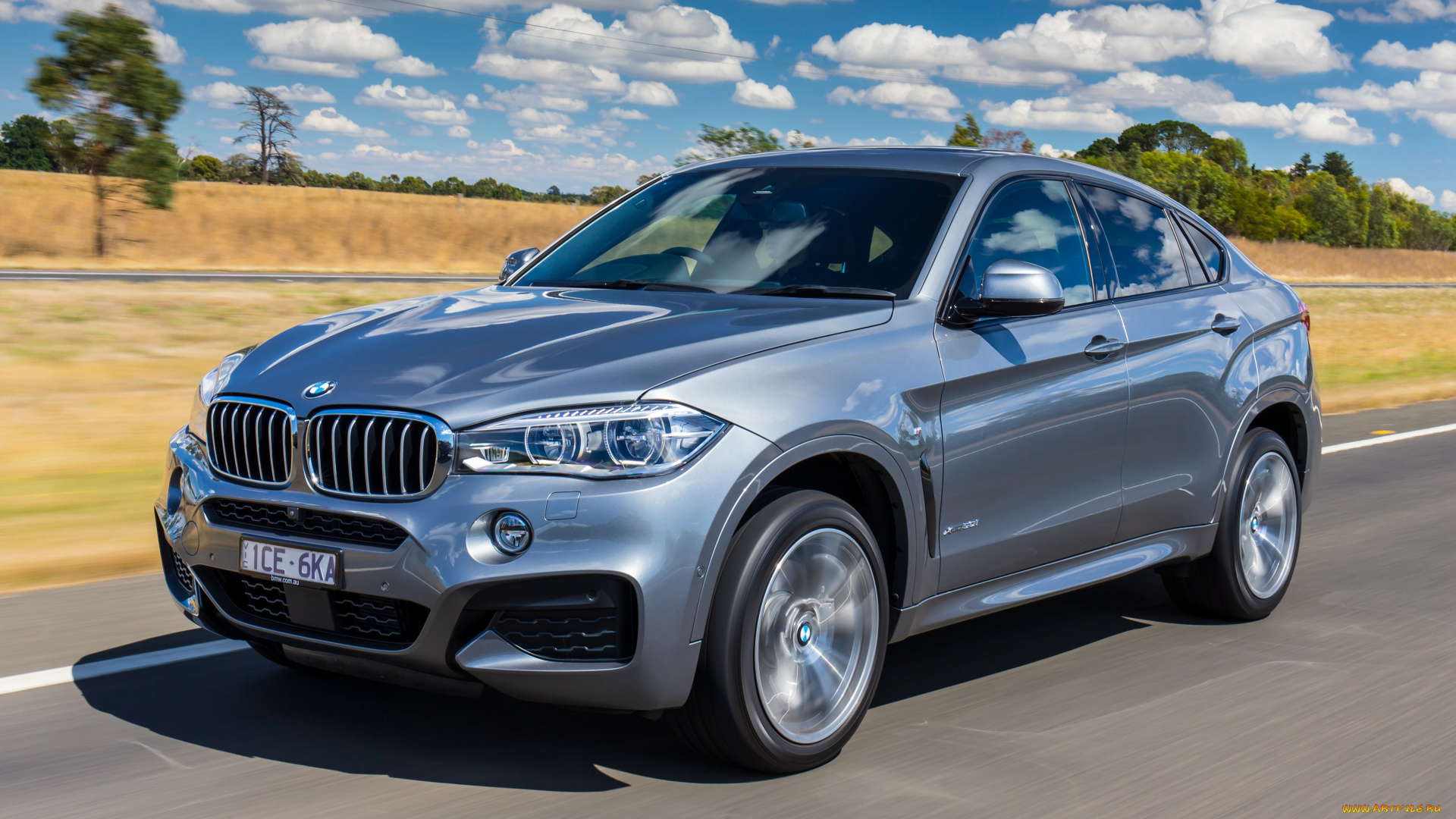 автомобили, bmw, x6, f16, au-spec, package, sport, xdrive50i, m, серый, 2015г