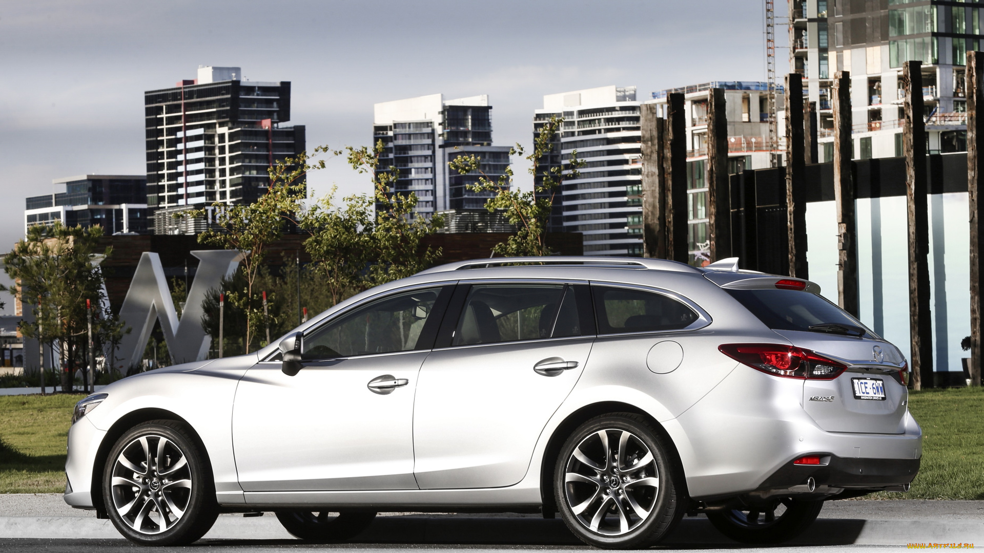 автомобили, mazda, mazda6, gj, au-spec, wagon, 2015г, светлый