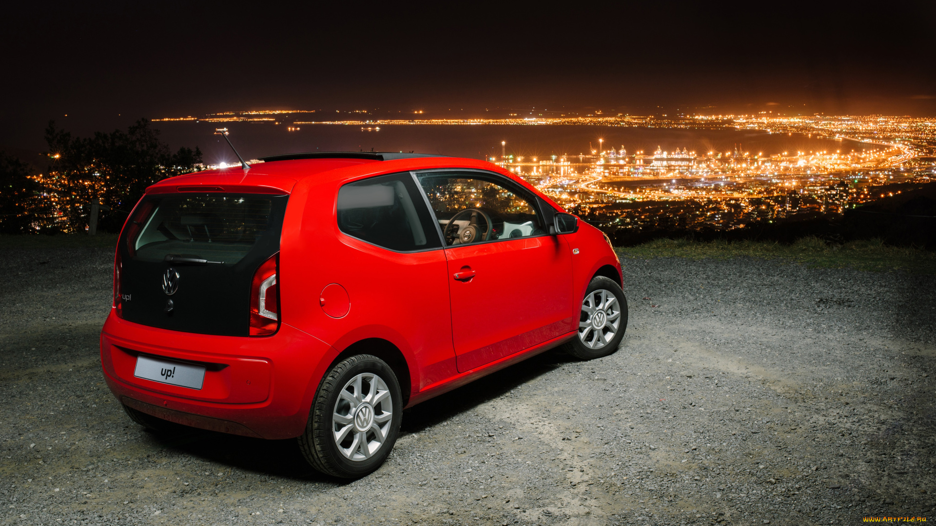 автомобили, volkswagen, 3-door, up, красный, 2015г, za-spec