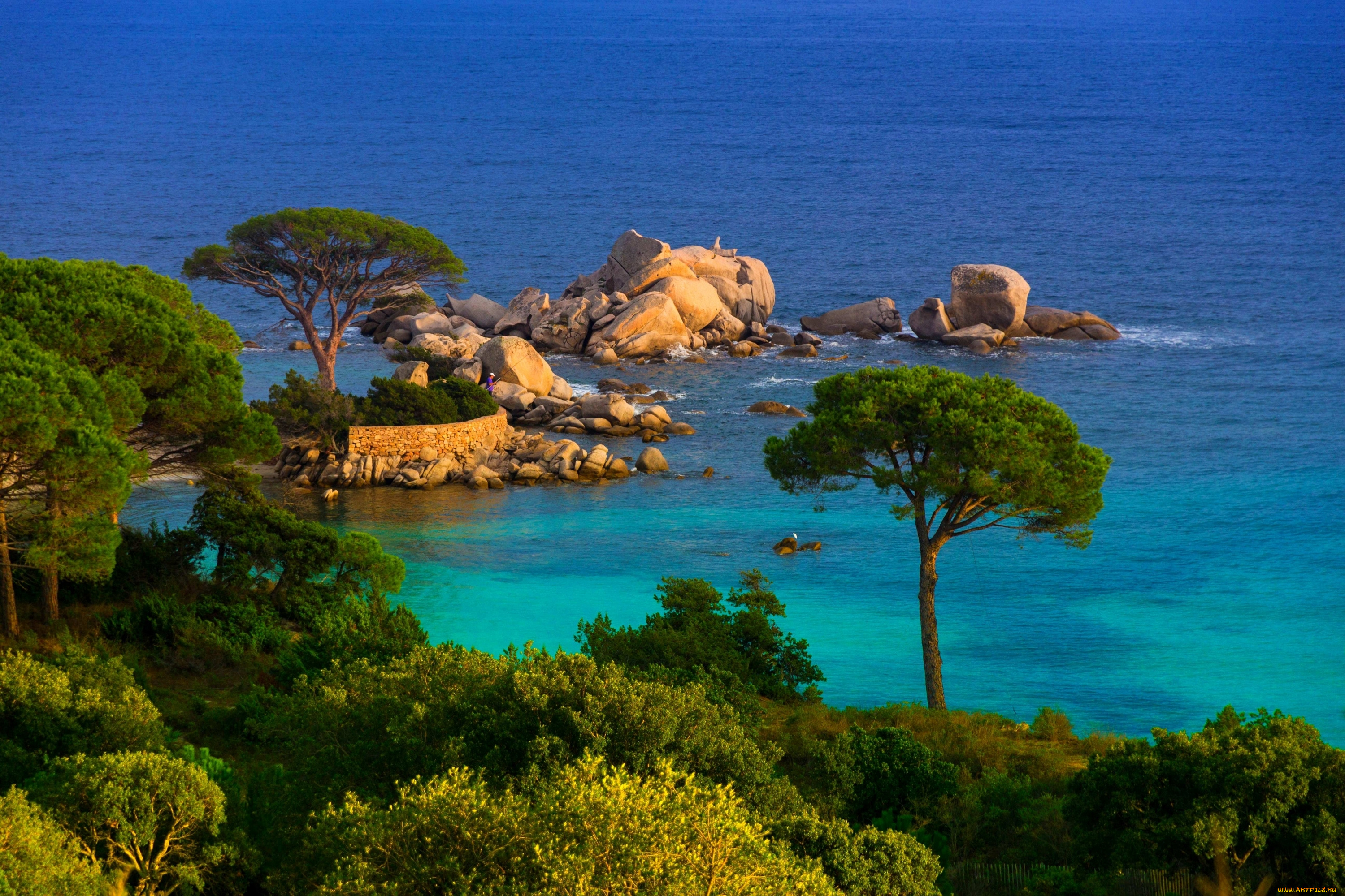 природа, побережье, океан