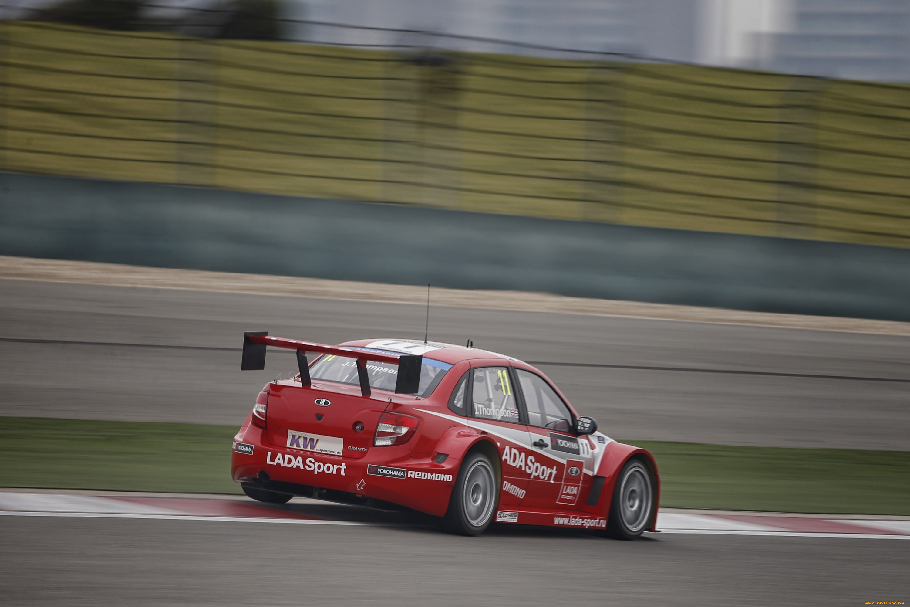 спорт, автоспорт, wtcc, tc1, granta, lada, трек, скорость, 2014г, 2190