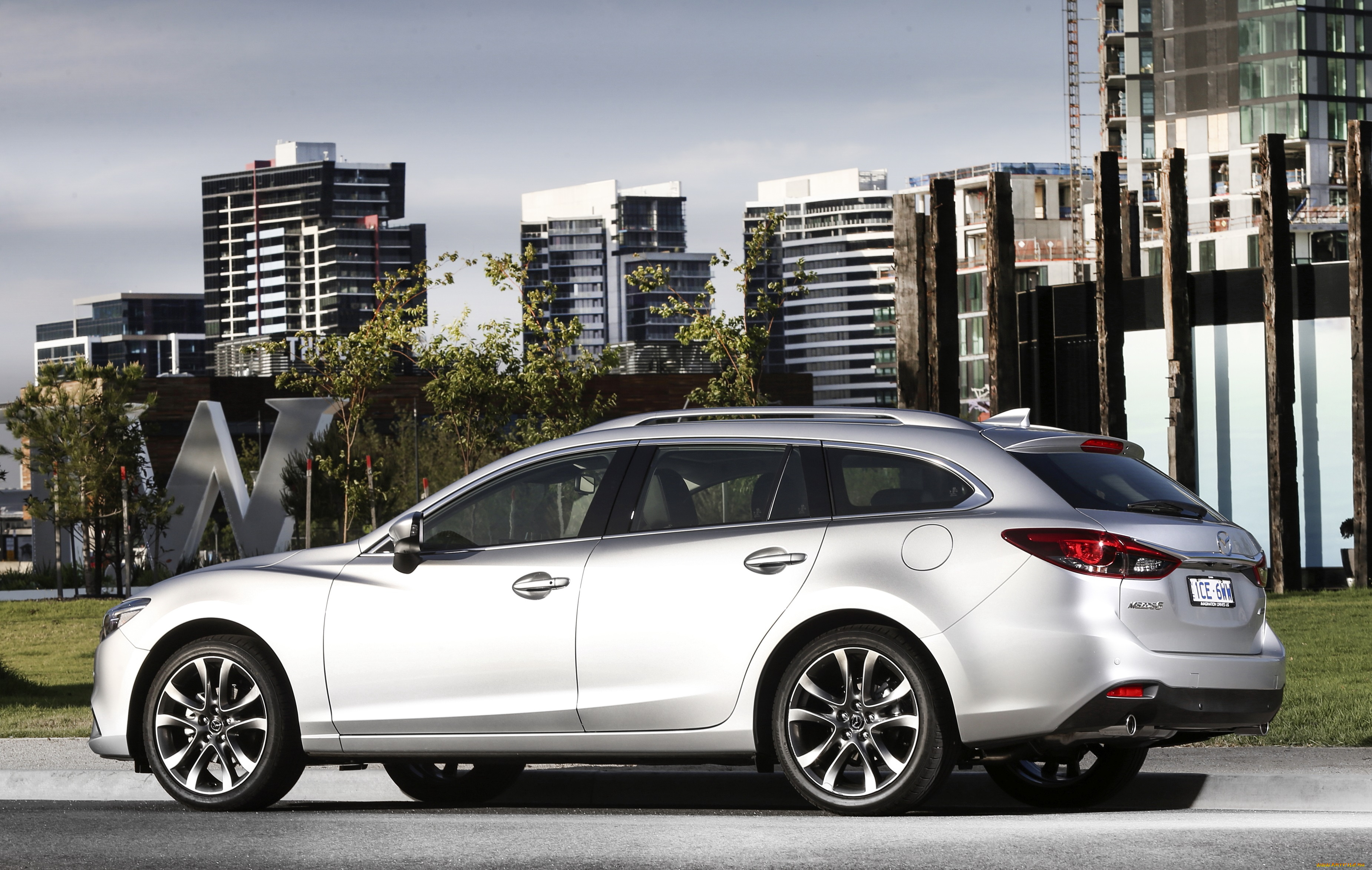 автомобили, mazda, mazda6, gj, au-spec, wagon, 2015г, светлый