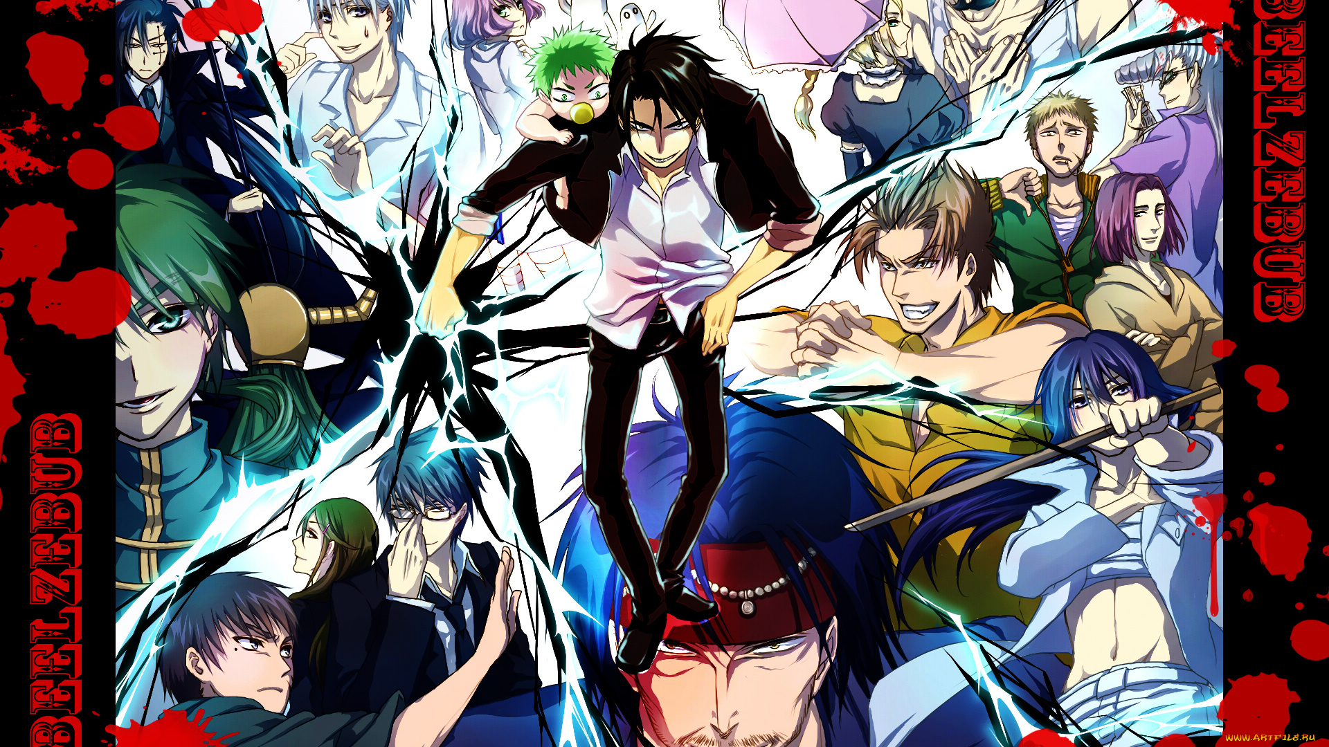 аниме, beelzebub, вельзепуз