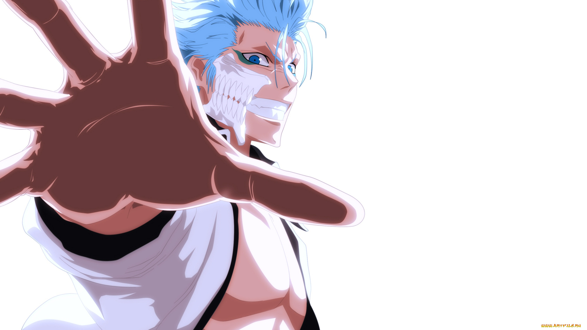 аниме, bleach, гримджоу, рука