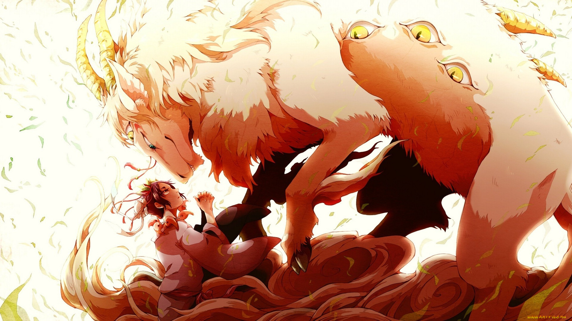 аниме, hoozuki, no, reitetsu, хладнокровный, хозуки