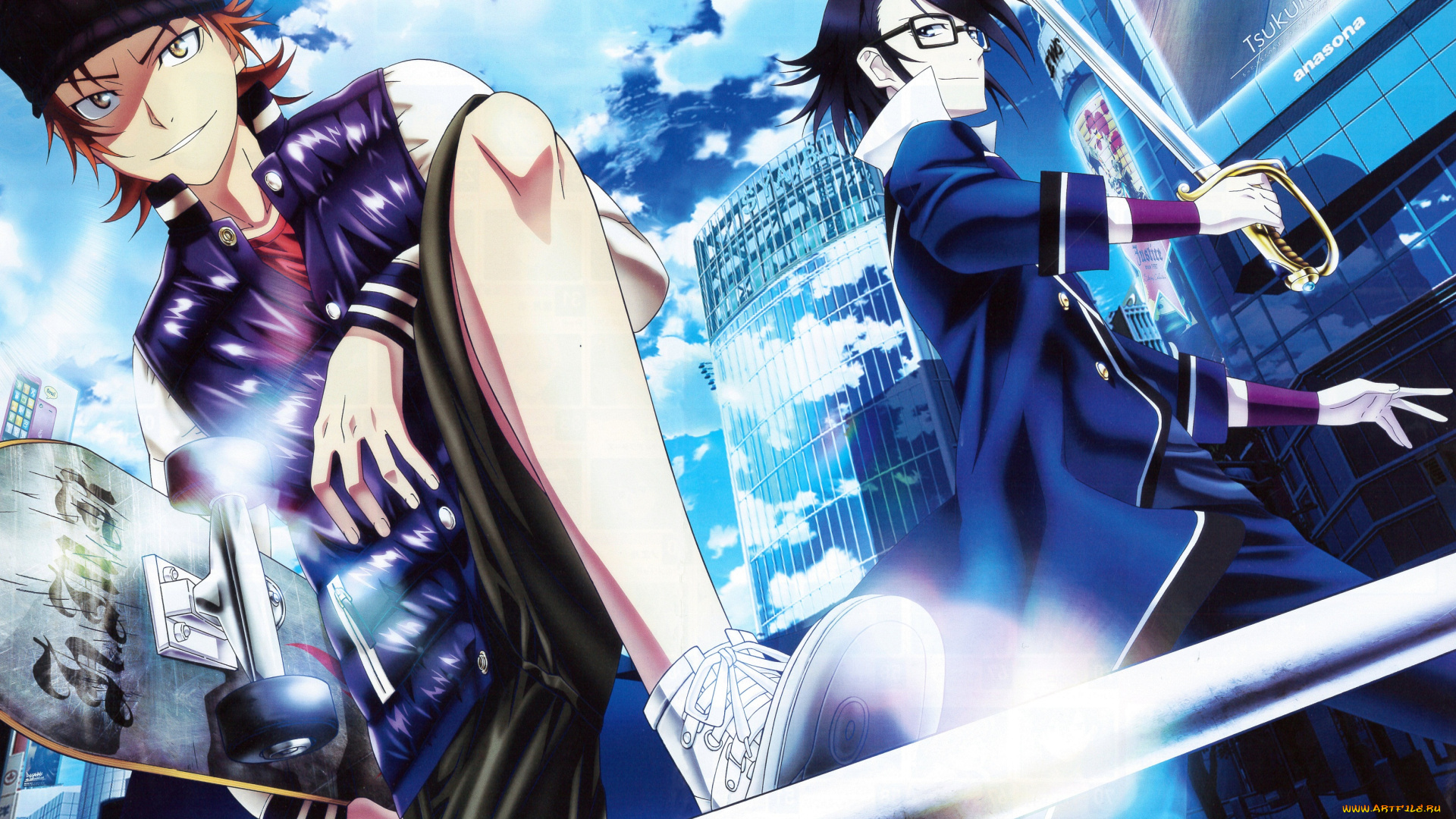 аниме, k, project, сарухико, мисаки, проект, кей