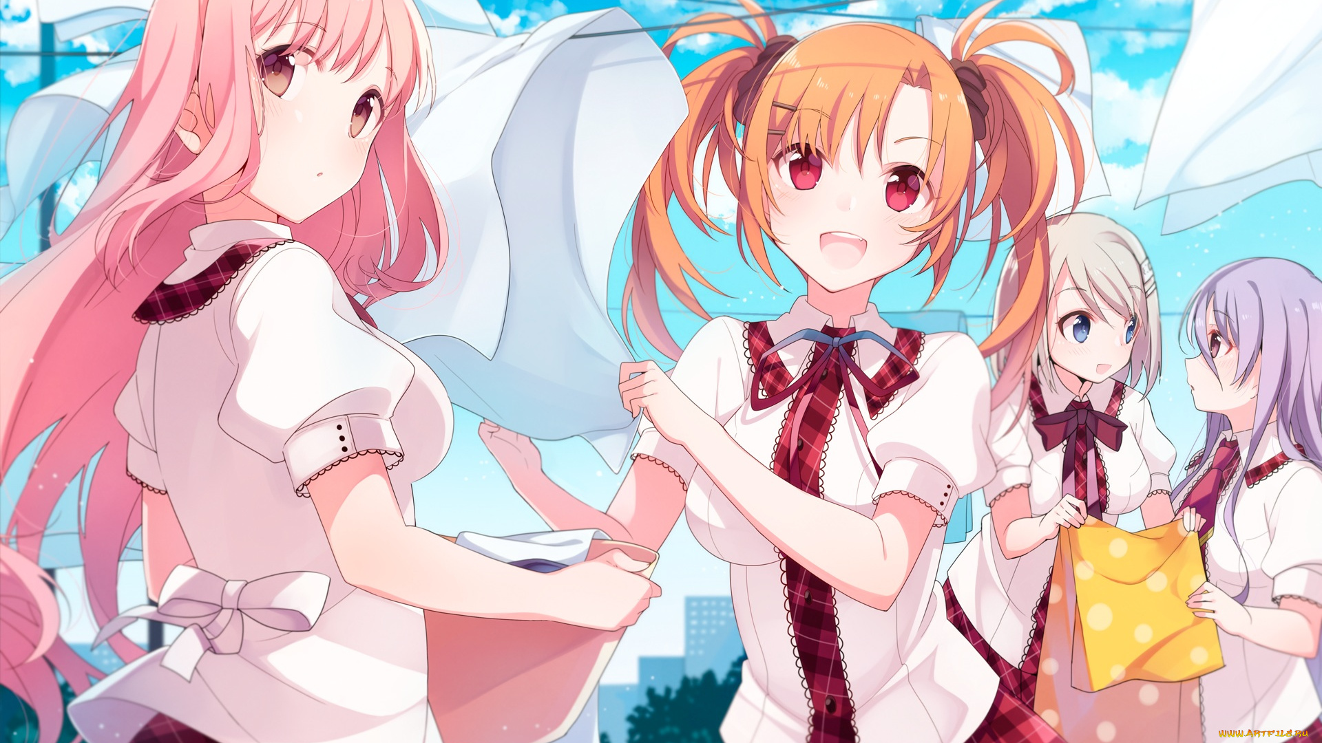 imouto, no, katachi, аниме, unknown, , другое, девушки, взгляд, фон