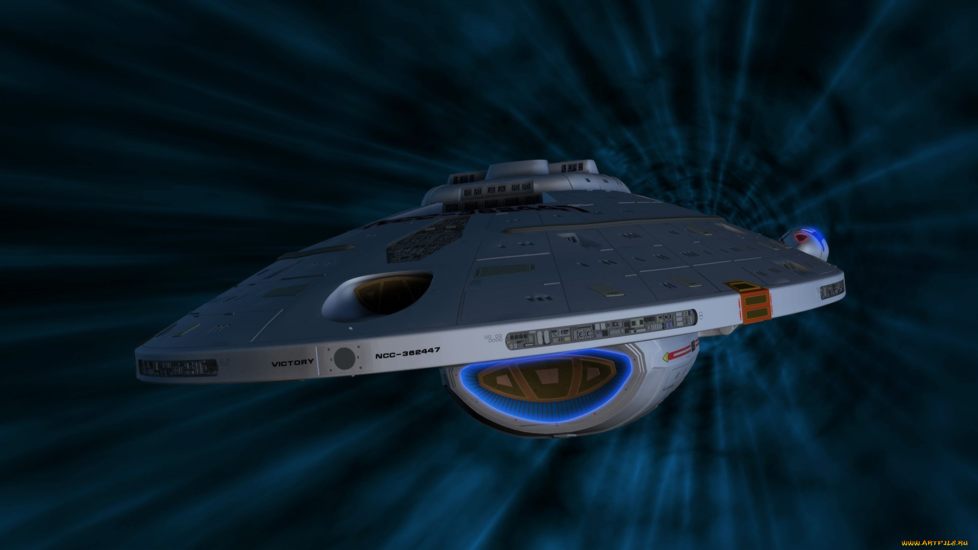 космос, арт, вселенная, полет, космический, корабль
