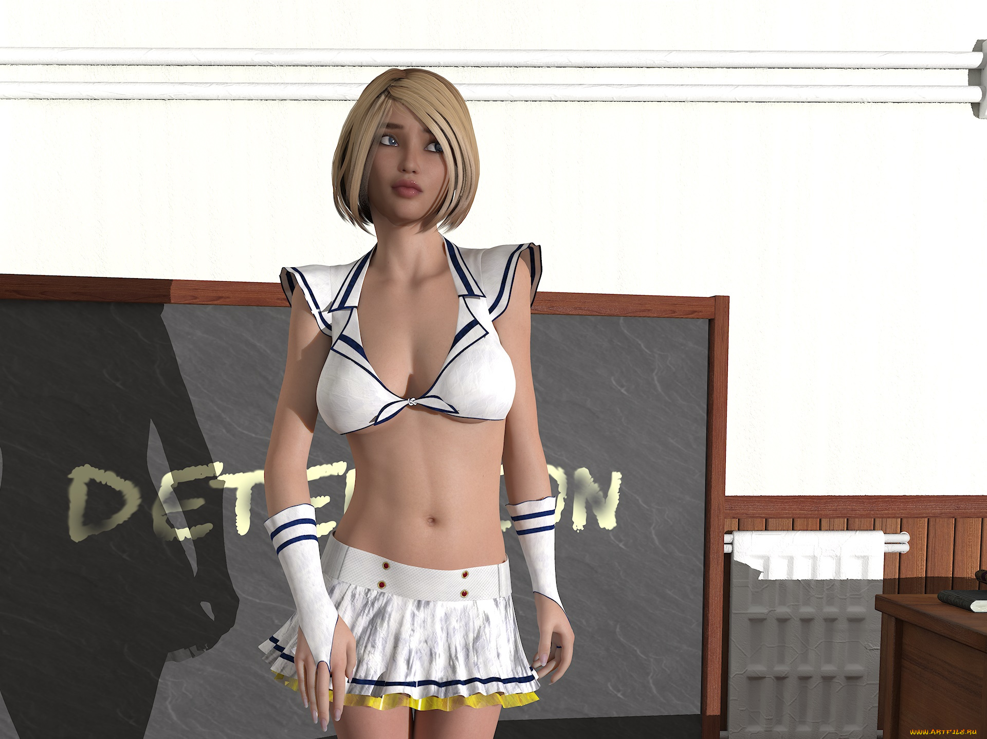 3д, графика, люди, , people, девушка, фон, взгляд