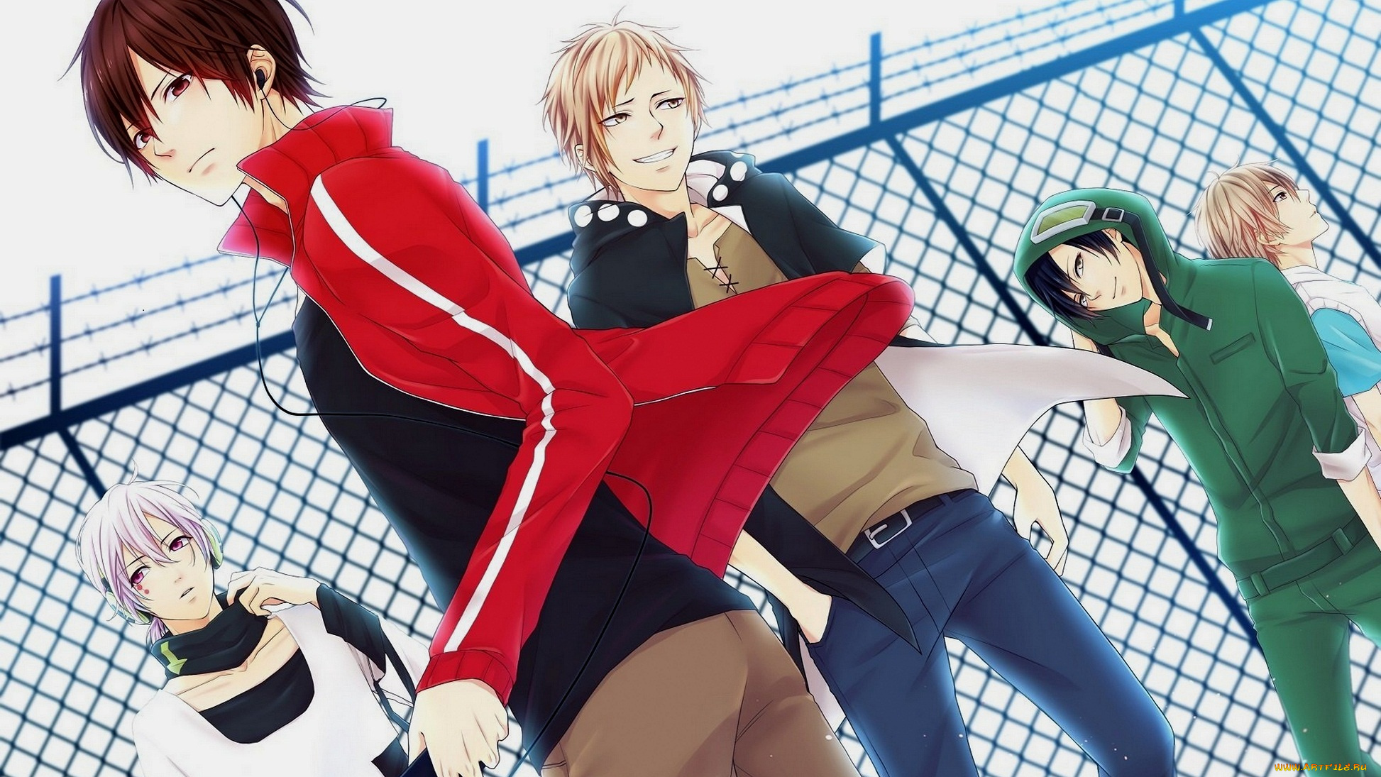 аниме, kagerou, project, парни, арт