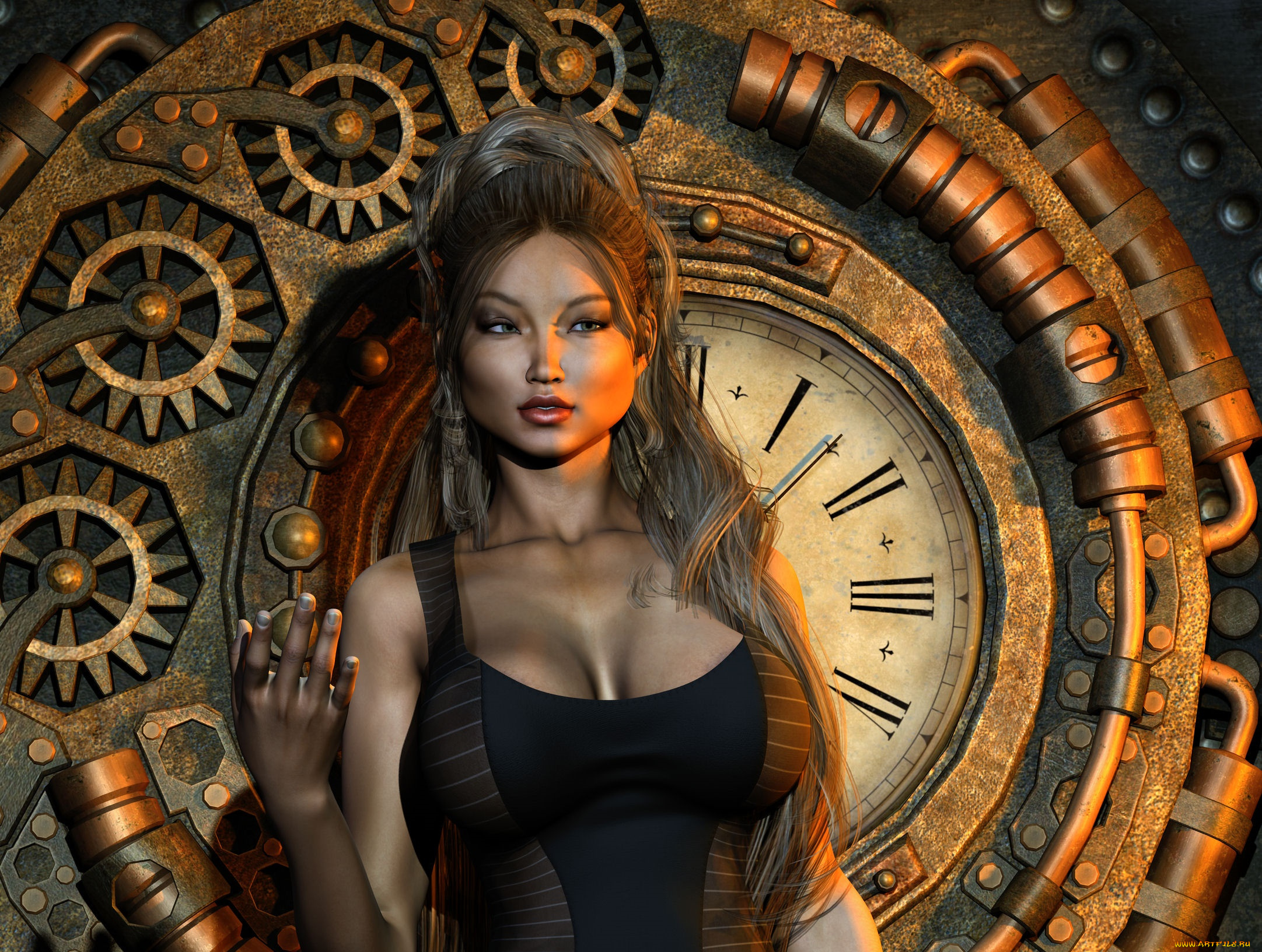 3д, графика, люди, , people, фон, взгляд, девушка