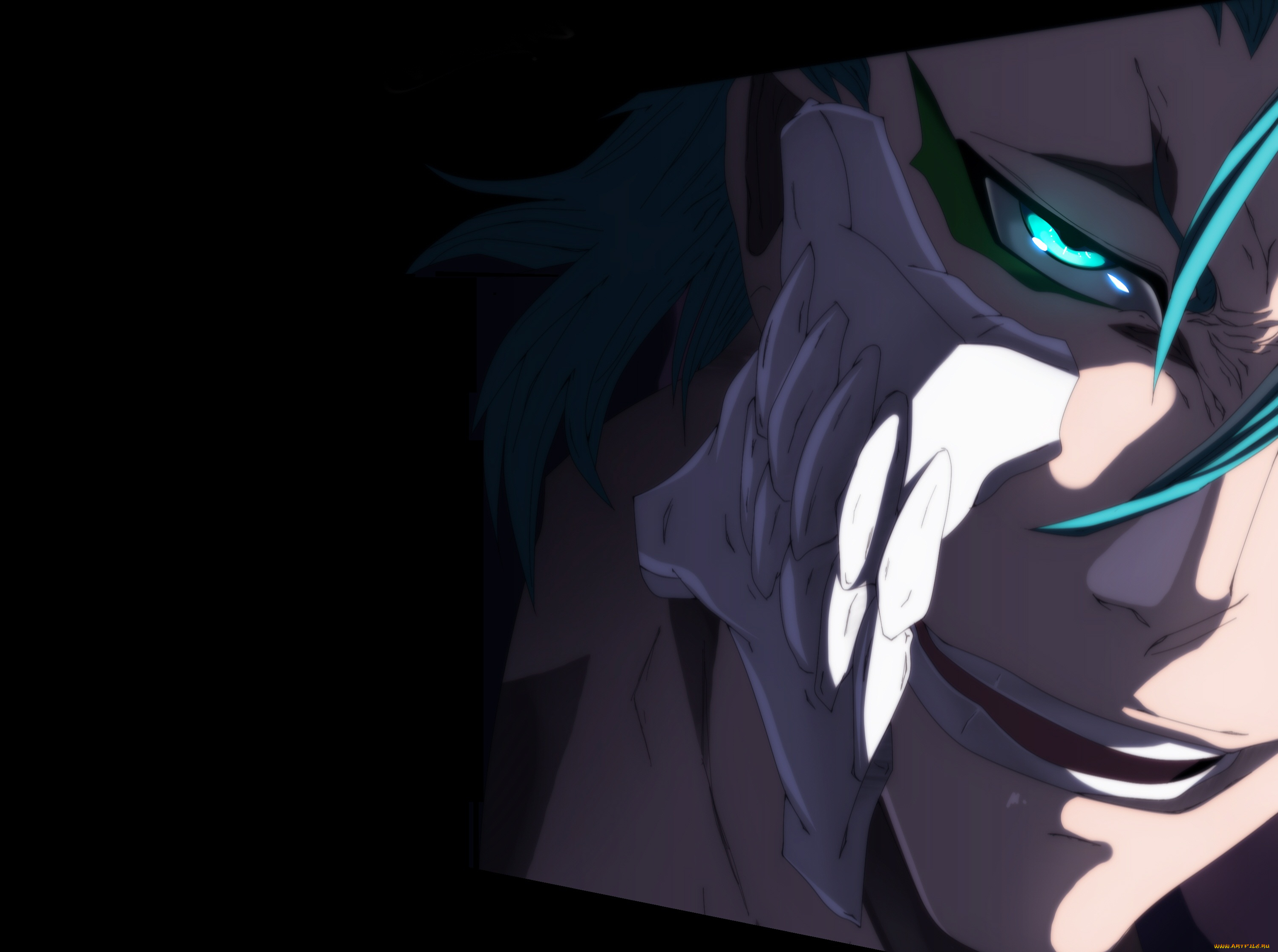 аниме, bleach, улыбка, блич, гримджоу