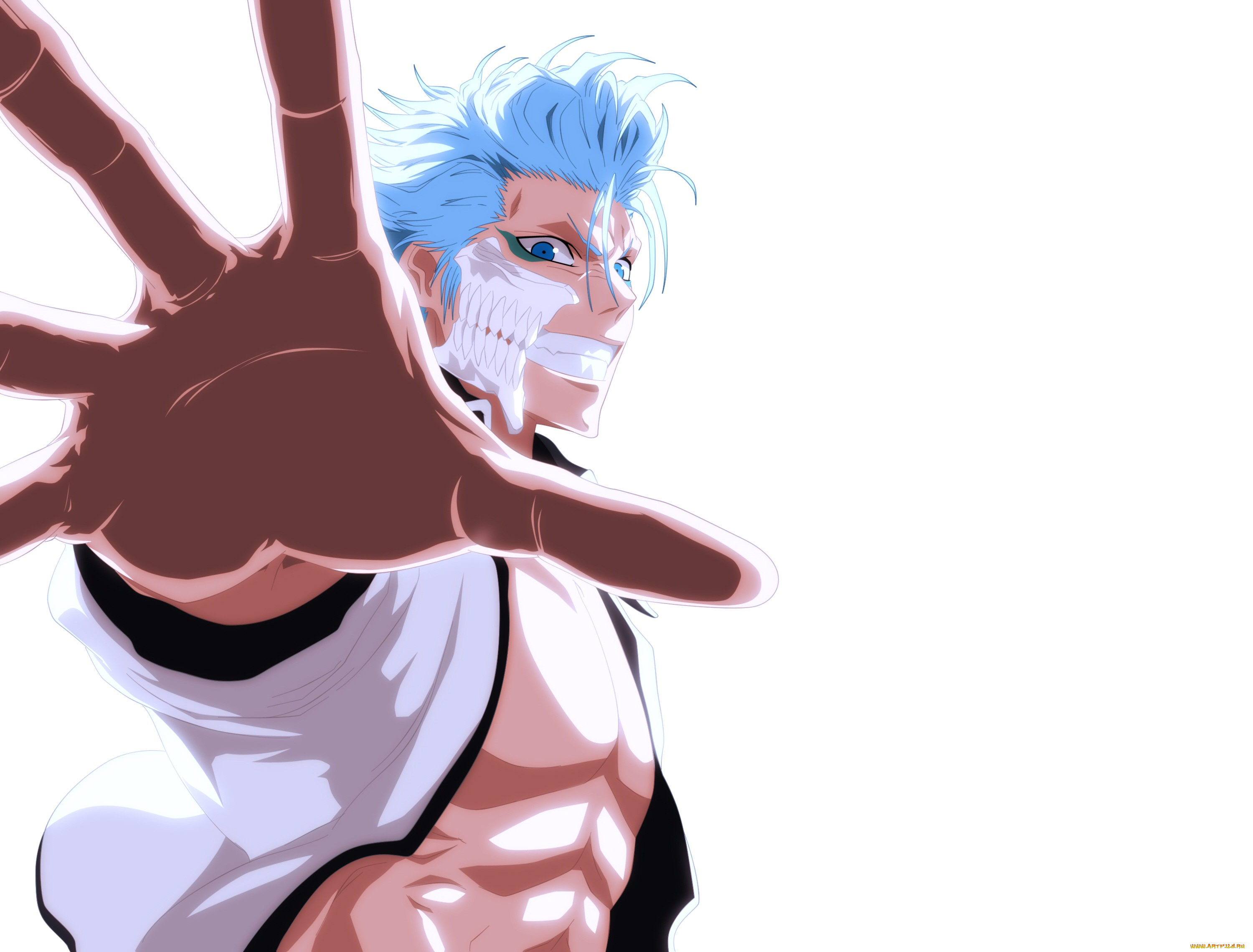 аниме, bleach, гримджоу, рука