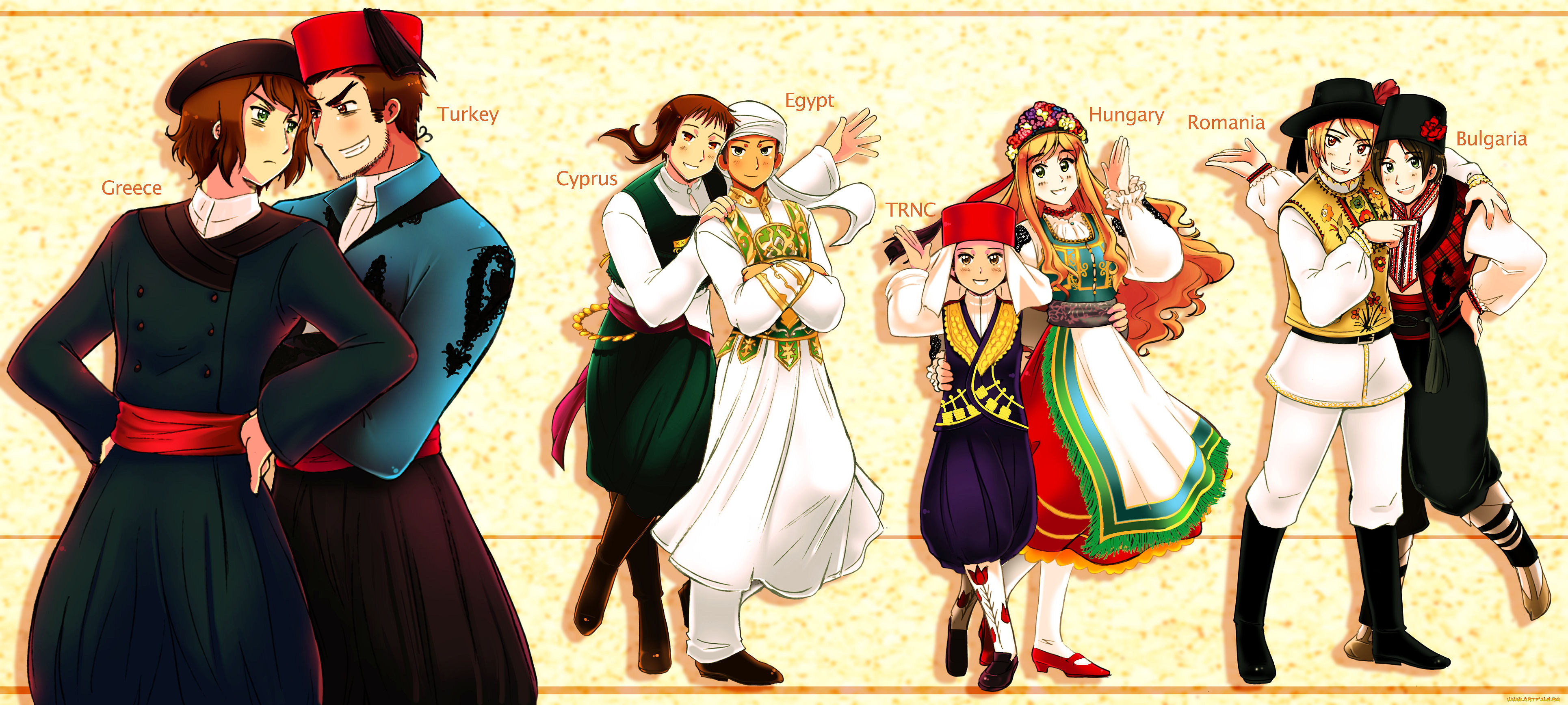 аниме, hetalia, , axis, powers, парни, фон, арт, парочки