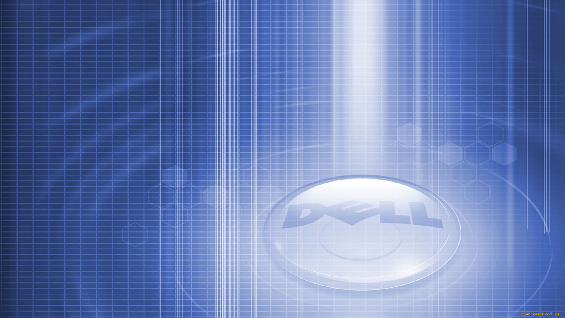 компьютеры, dell, логотип, фон