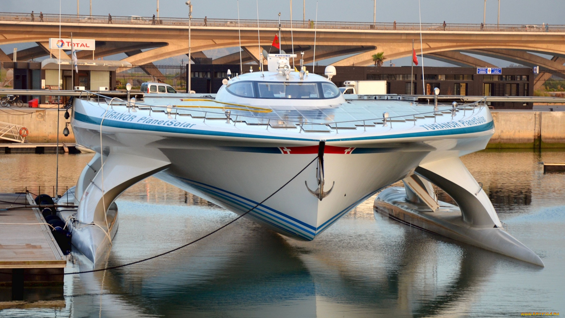 корабли, катамараны, и, тримараны, море, судно, вода, concept, катамаран, Яхта