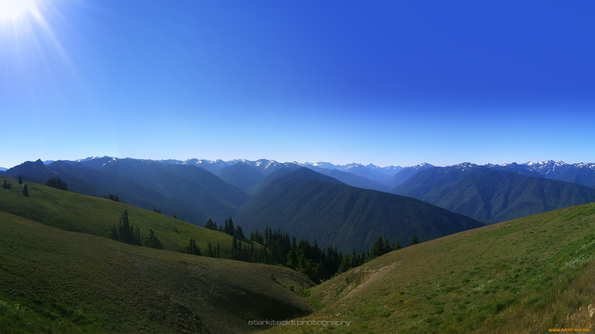 природа, горы, небо