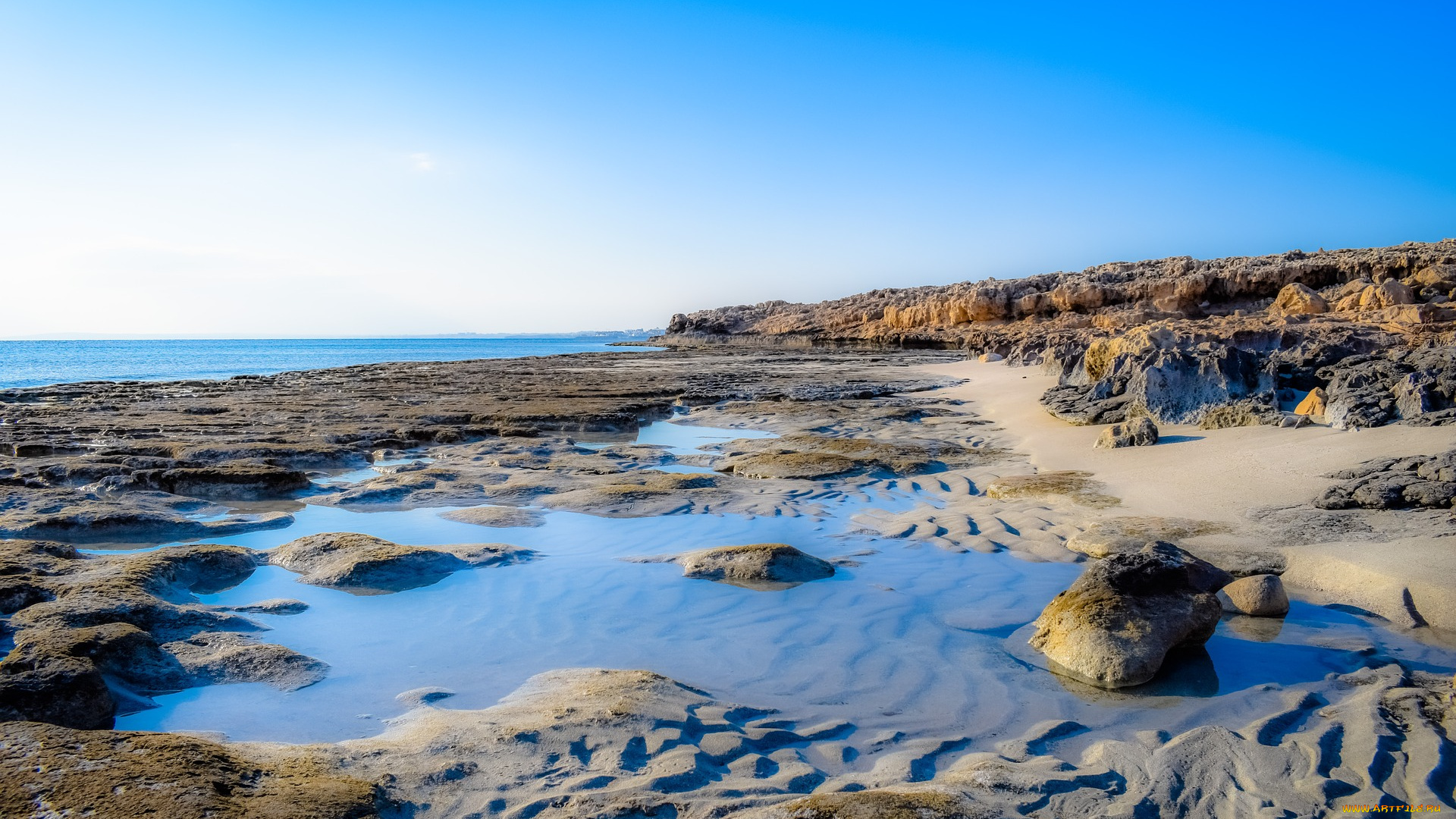 природа, побережье, пляж, камни, море