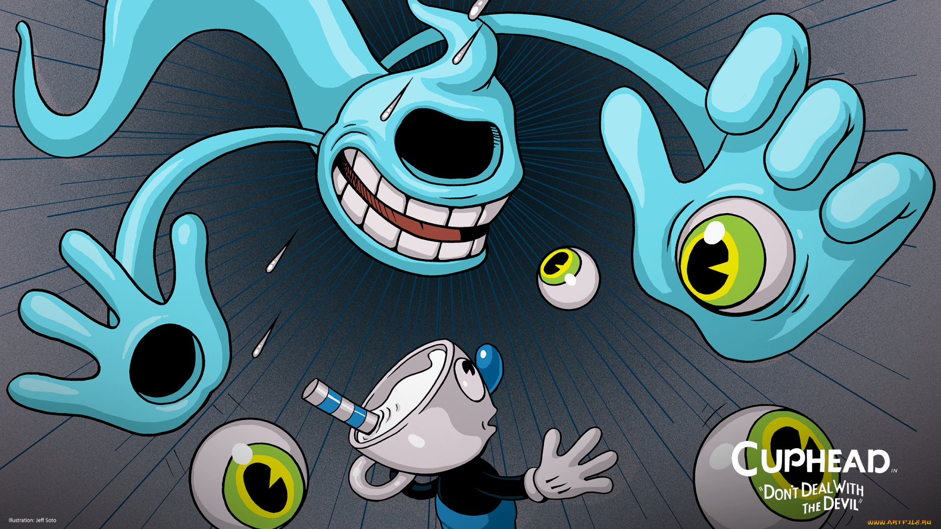 cuphead, видео, игры, платформер, action