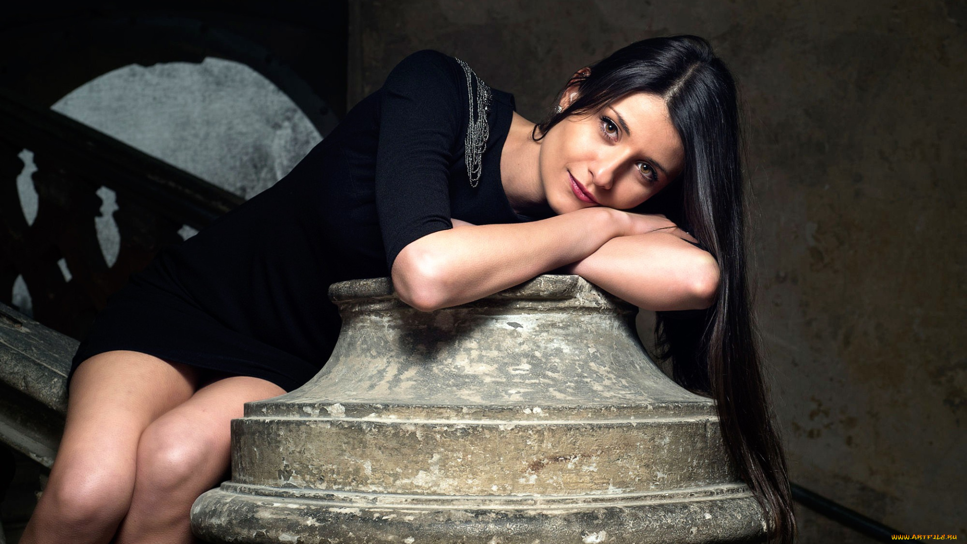 девушка, девушки, -unsort, , брюнетки, темноволосые, модель