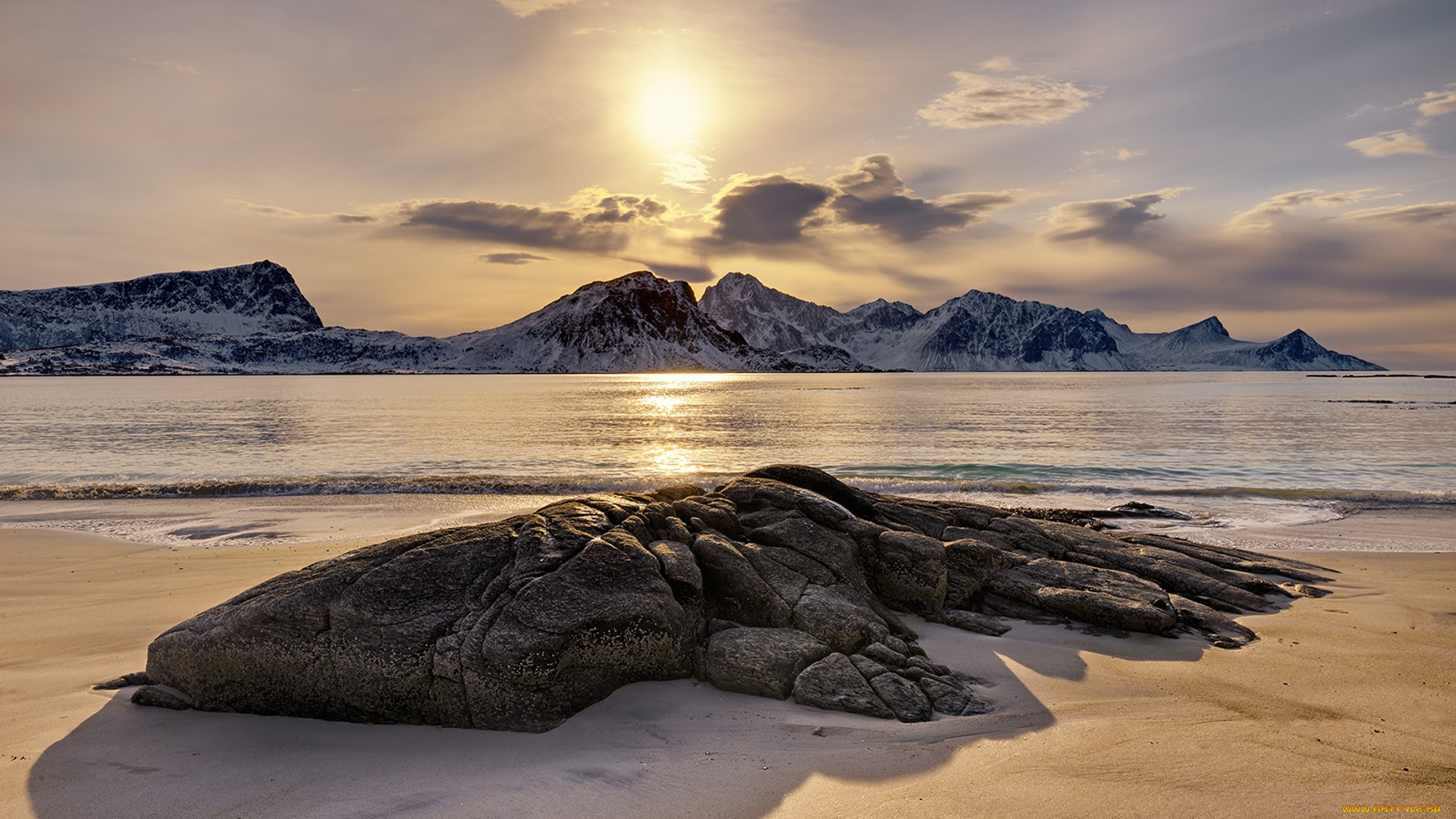 природа, побережье, простор