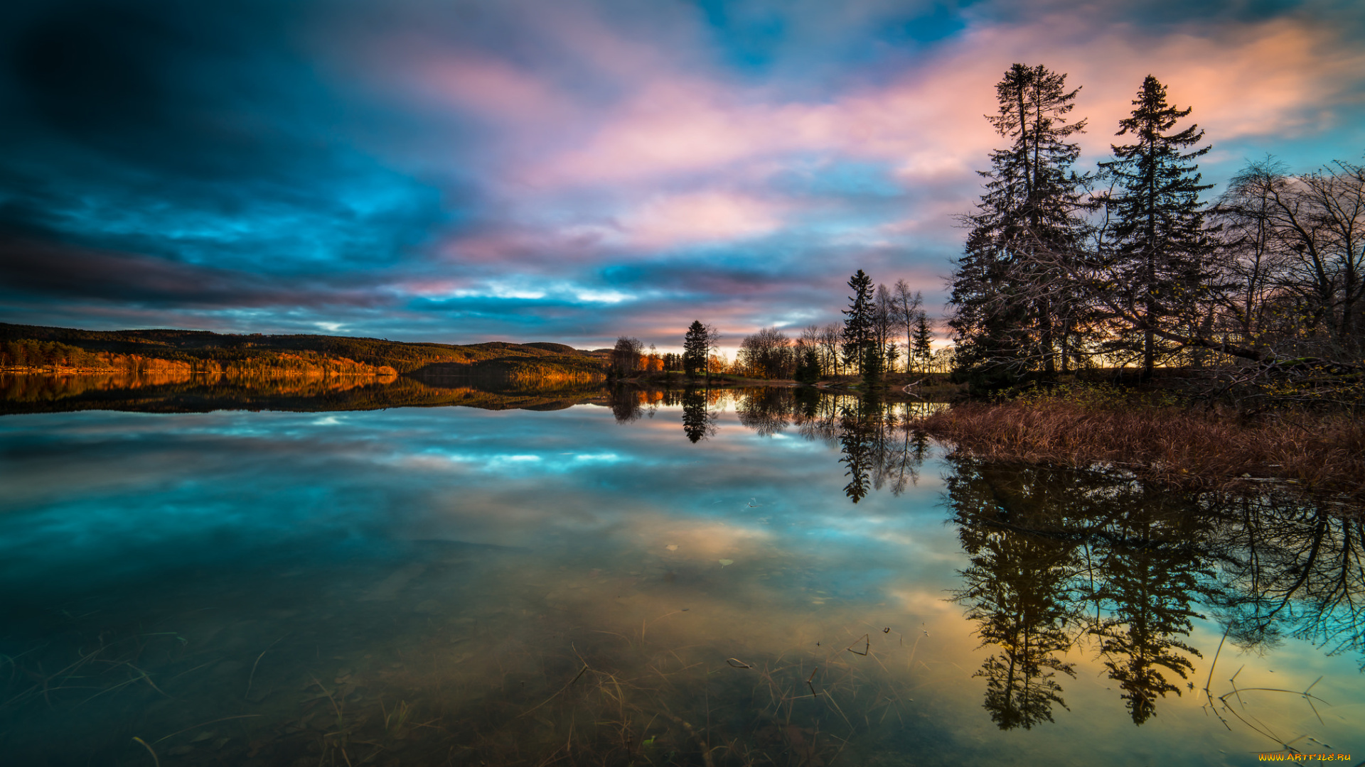 природа, реки, озера, простор