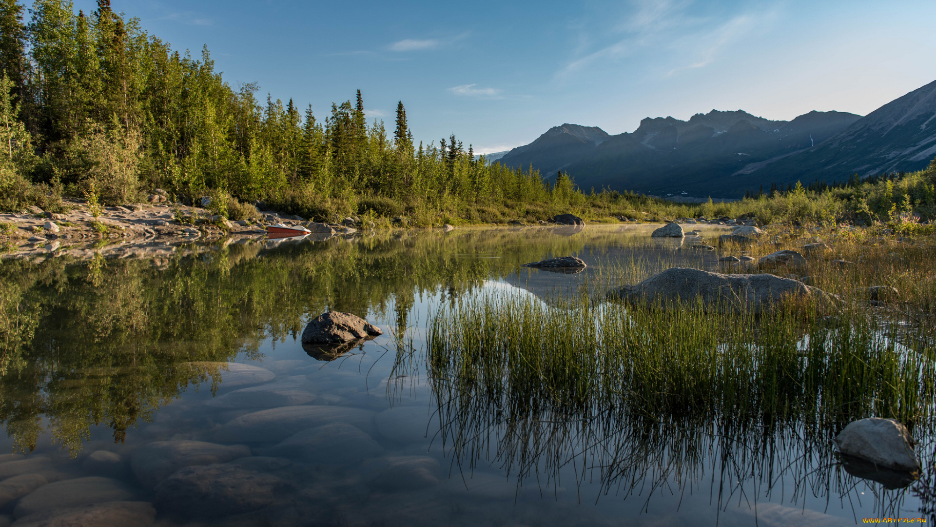 природа, реки, озера, простор