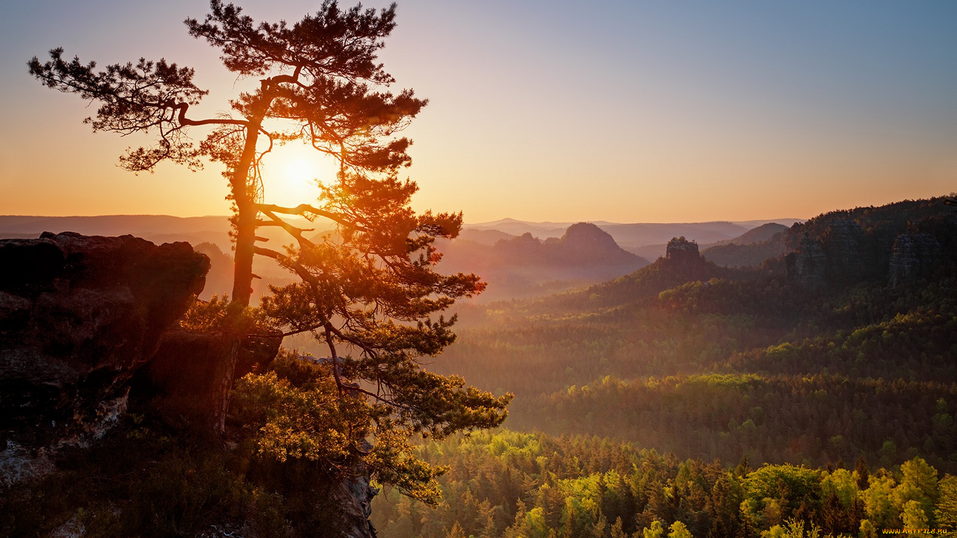 природа, восходы, закаты, простор