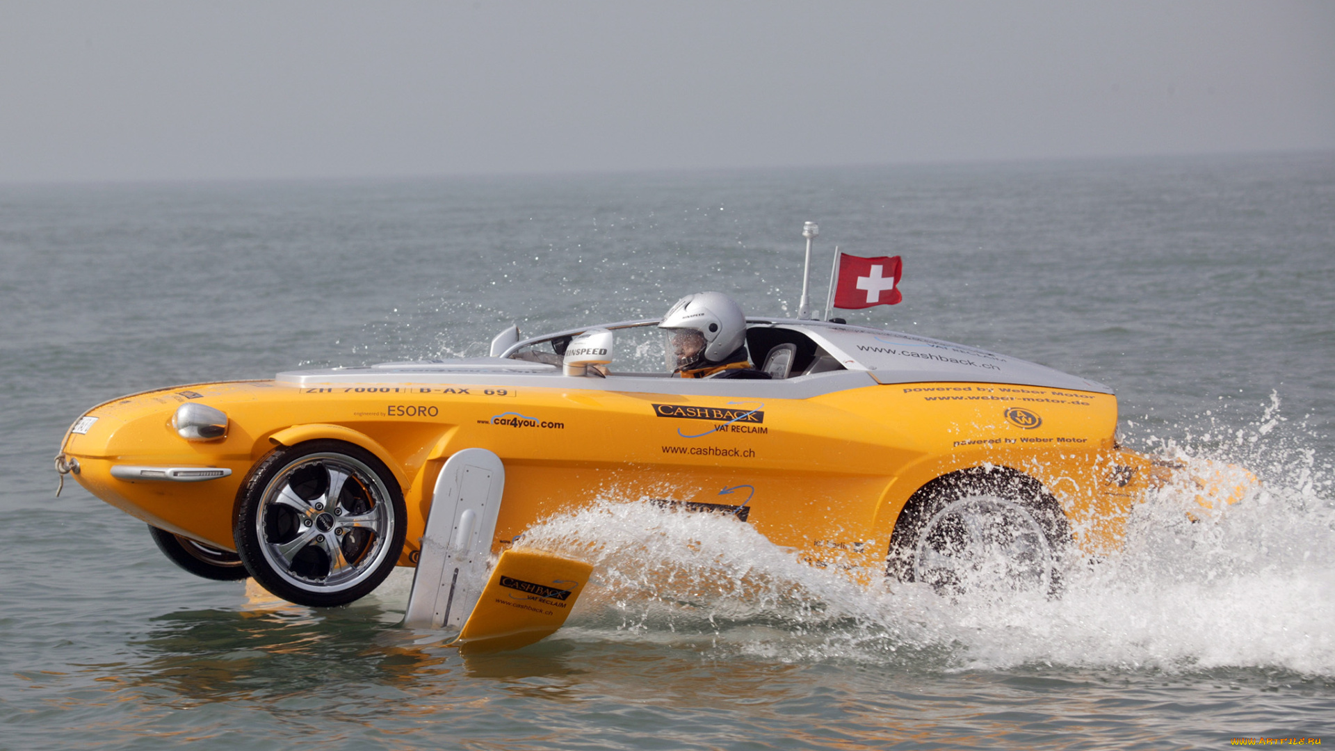 rinspeed, splash, concept, 2004, автомобили, rinspeed, 2004, splash, concept, жёлтый