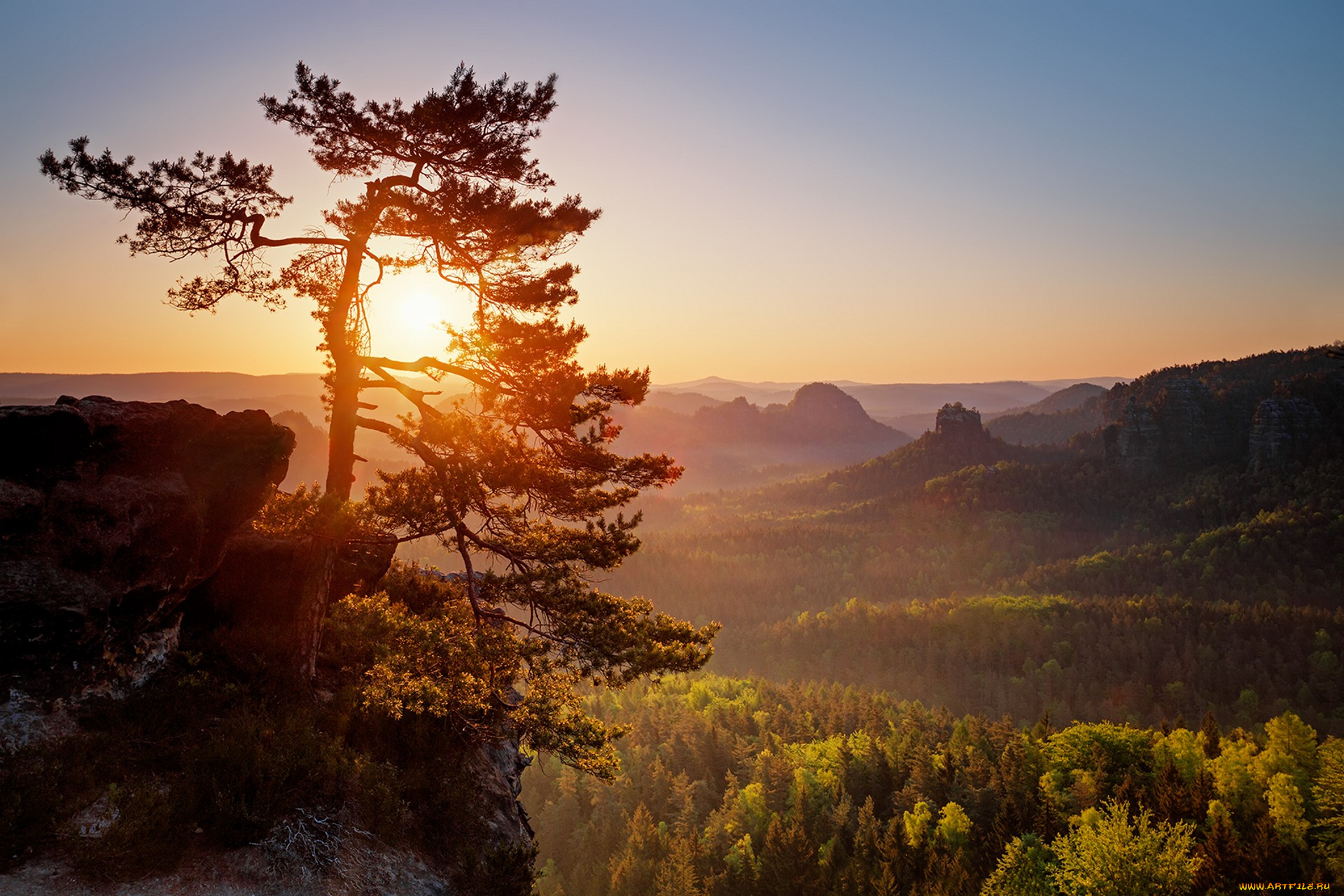 природа, восходы, закаты, простор