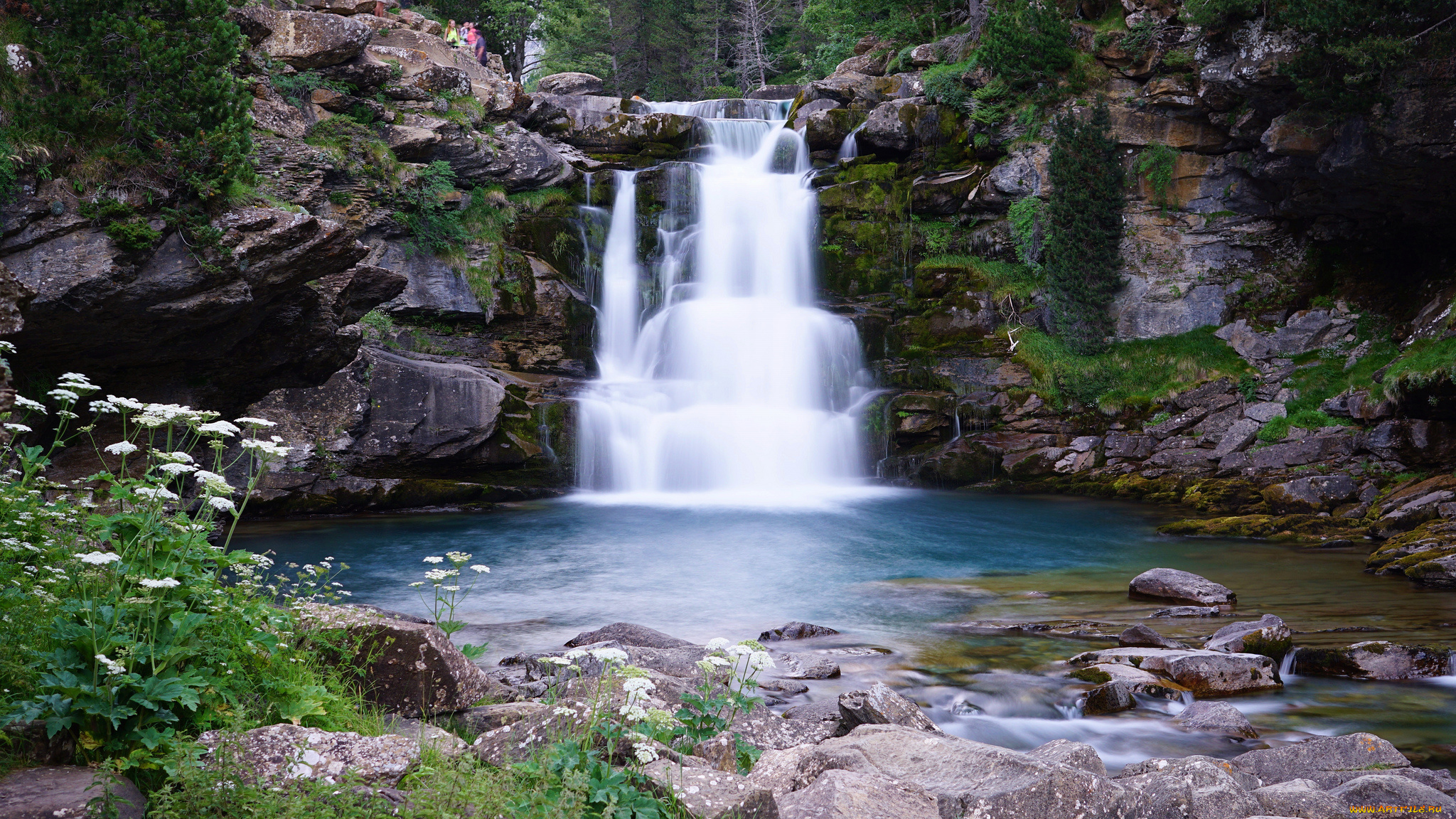 природа, водопады, простор