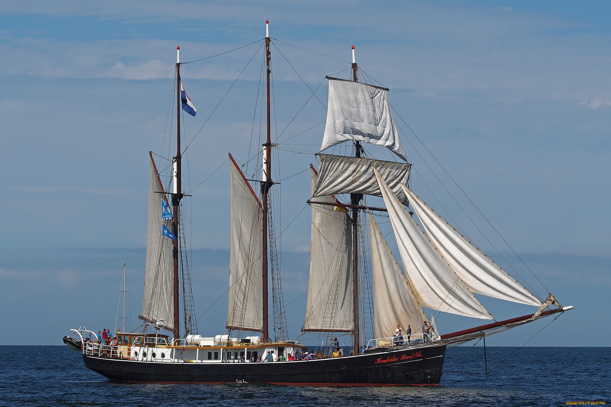 корабли, парусники, паруса, мачты