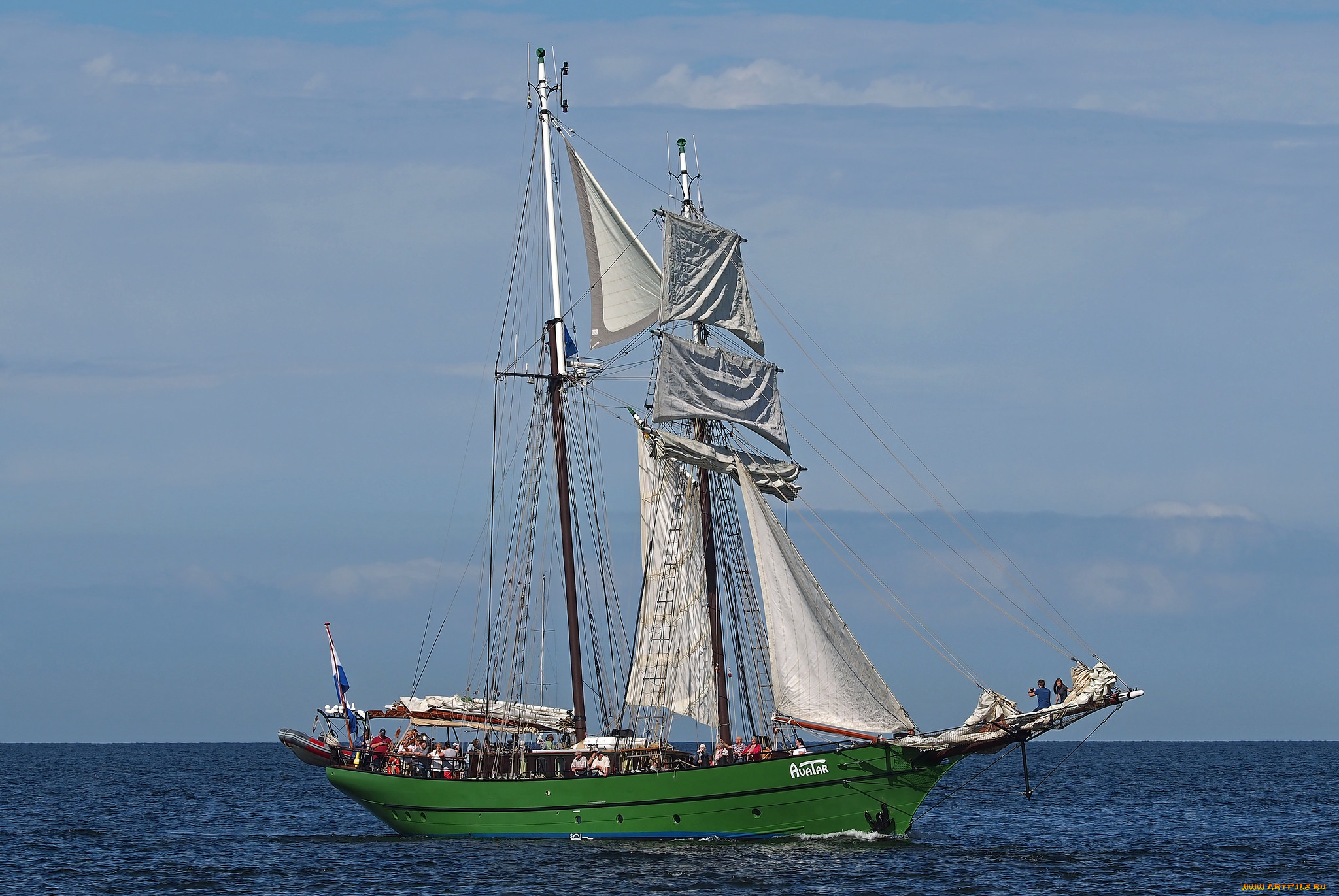 корабли, парусники, паруса, мачты