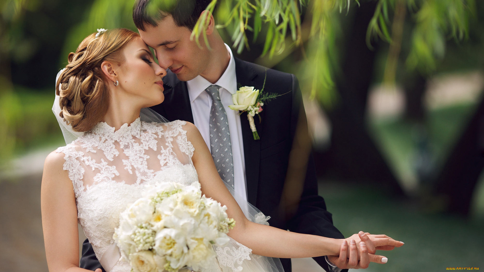 разное, мужчина, женщина, молодожены, новобрачные, влюбленные, нежность