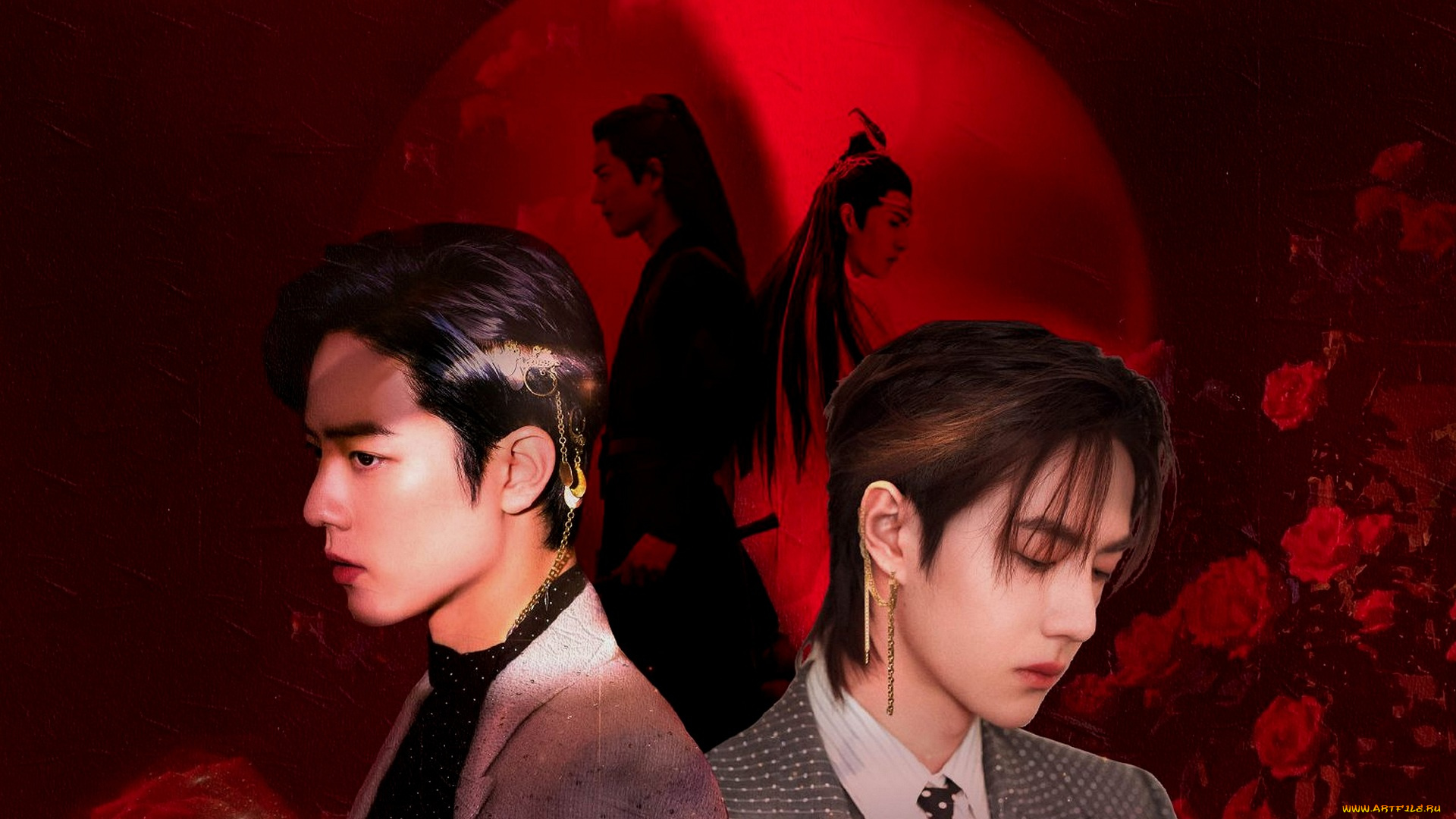 разное, знаменитости, ван, ибо, wang, yi, bo, сяо, чжань, xiao, zhan