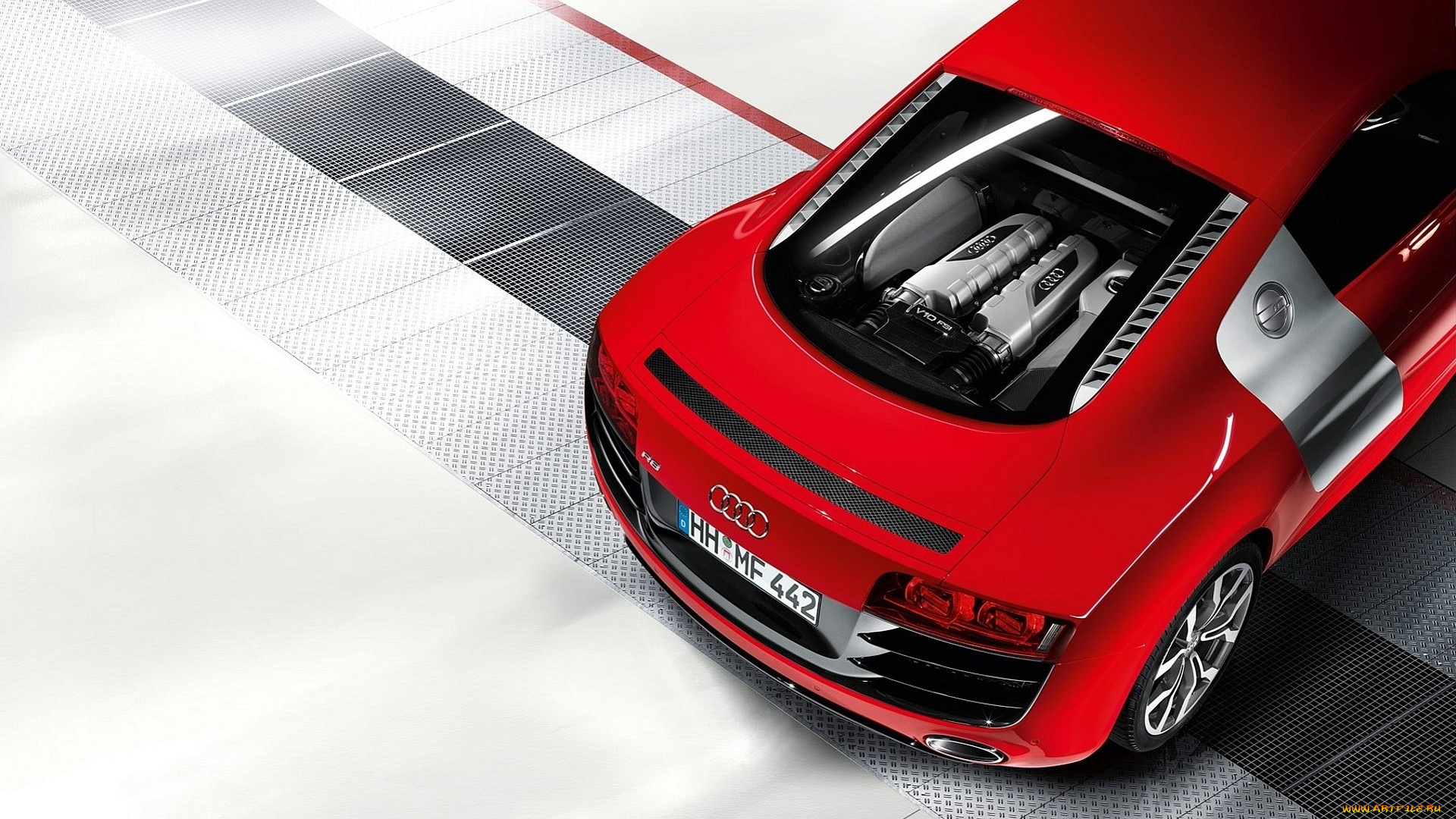 автомобили, фрагменты, автомобиля, ауди, красная