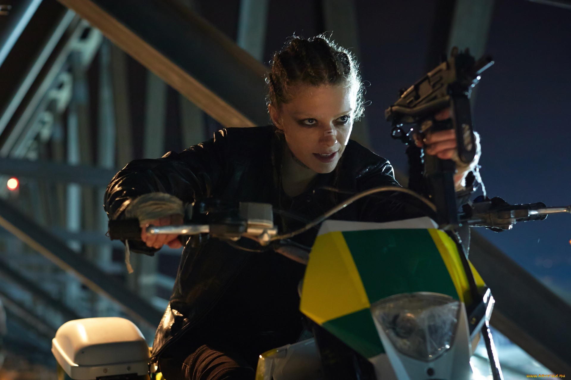 кино, фильмы, final, score, девушка, оружие, мотоцикл