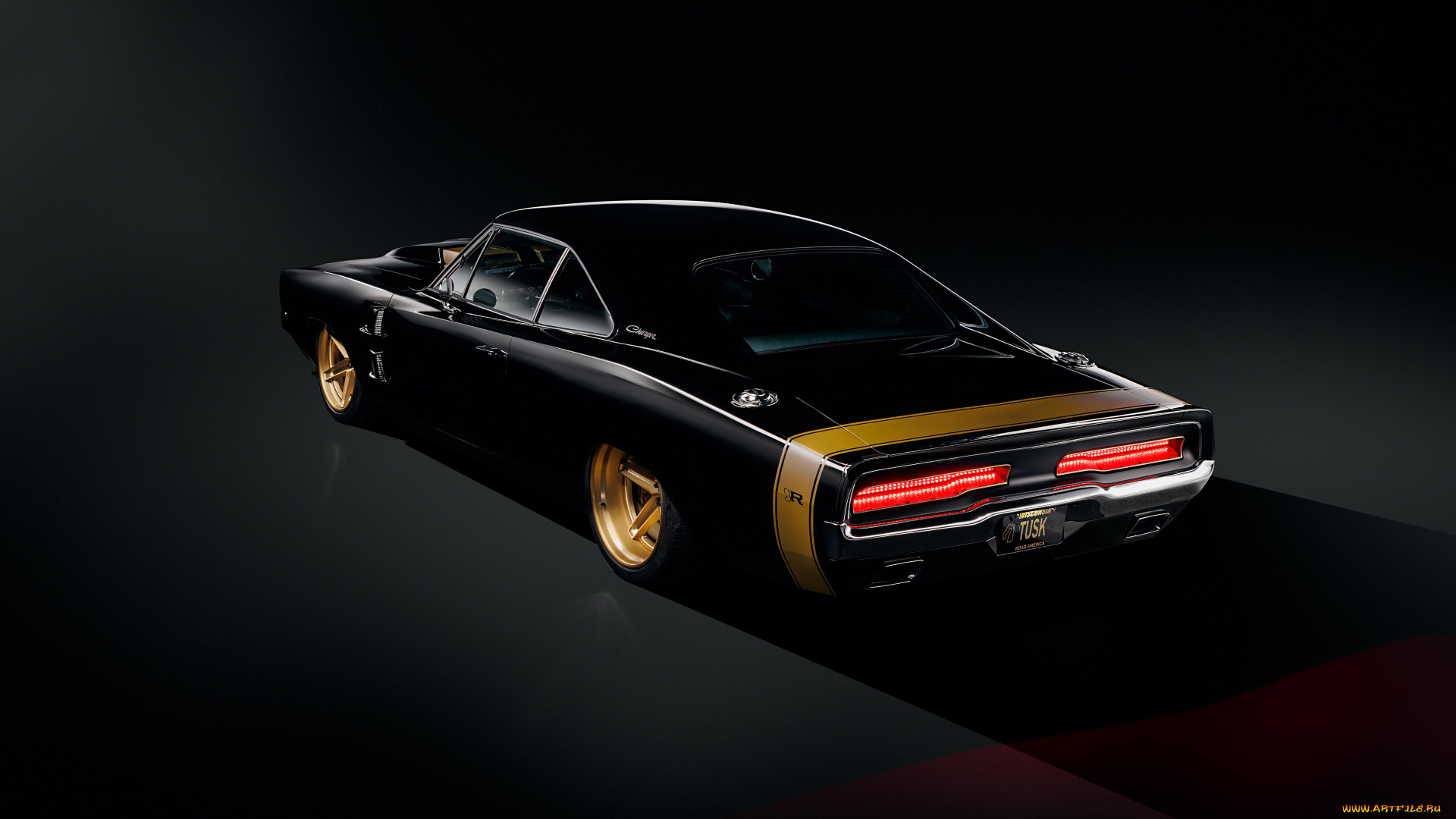 автомобили, dodge, 1969, front, black, charger, sema, ringbrothers, 2023