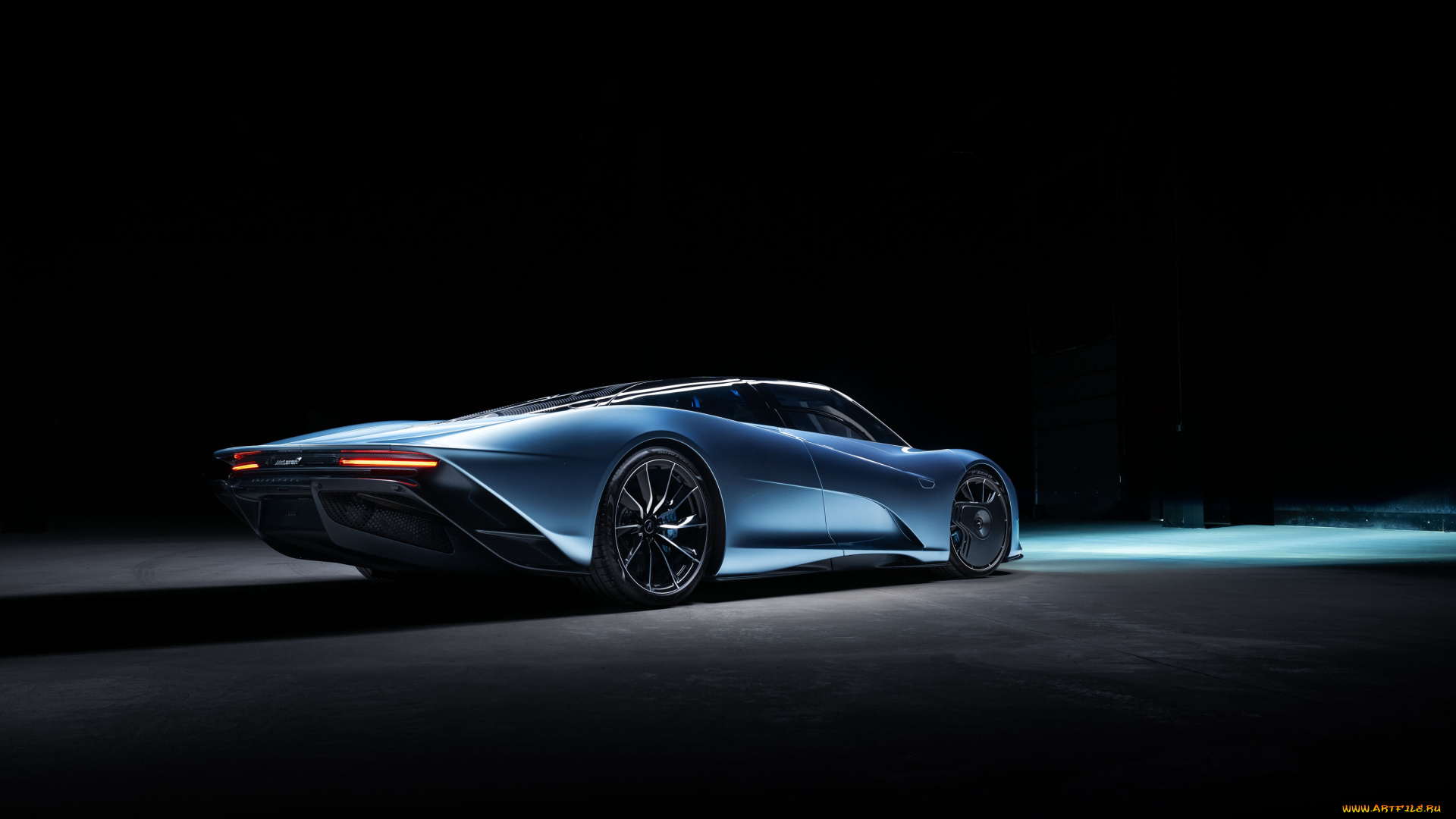 автомобили, mclaren, rear, view, speedtail