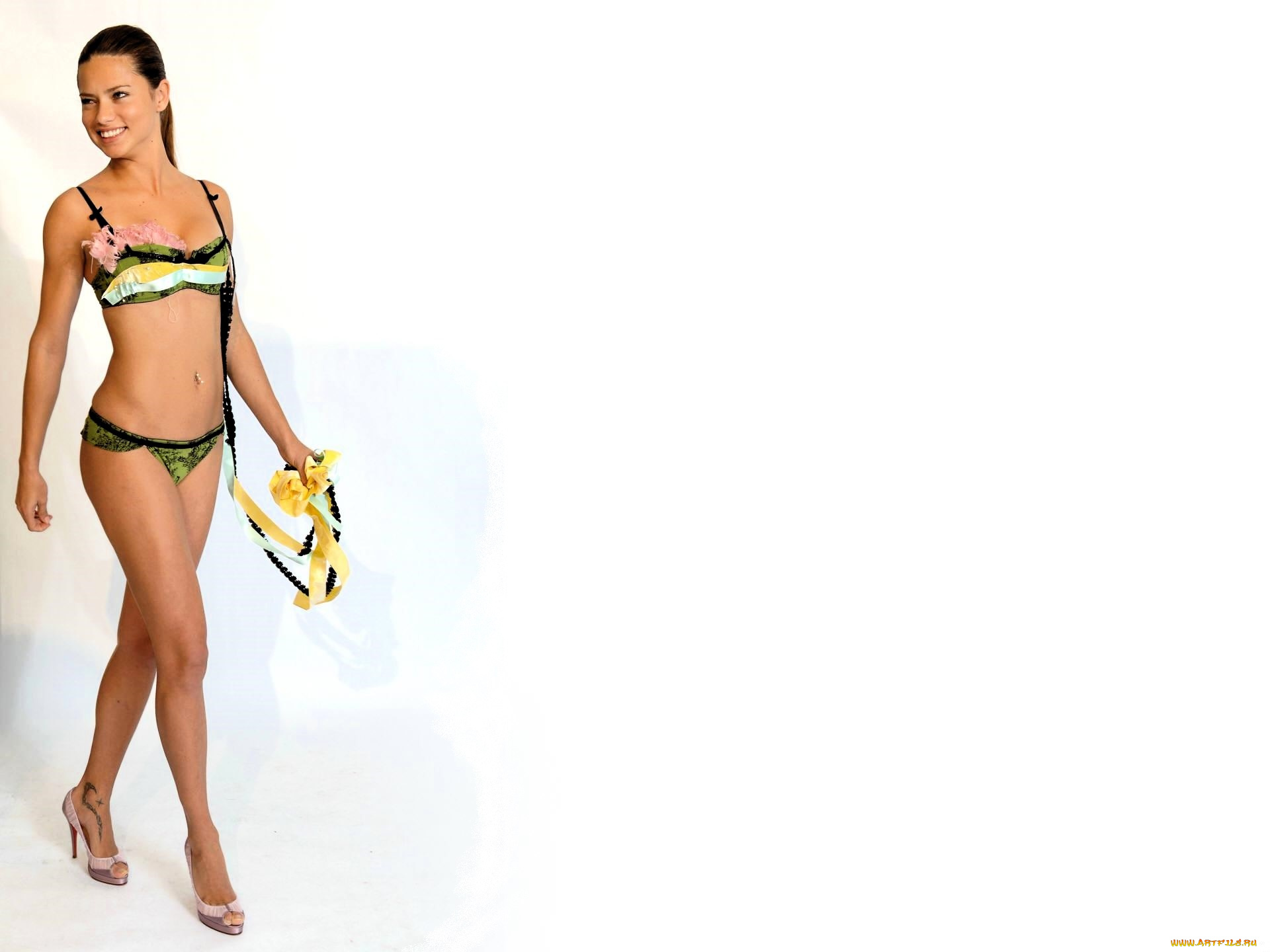 девушки, adriana, lima, модель, купальник, сумка