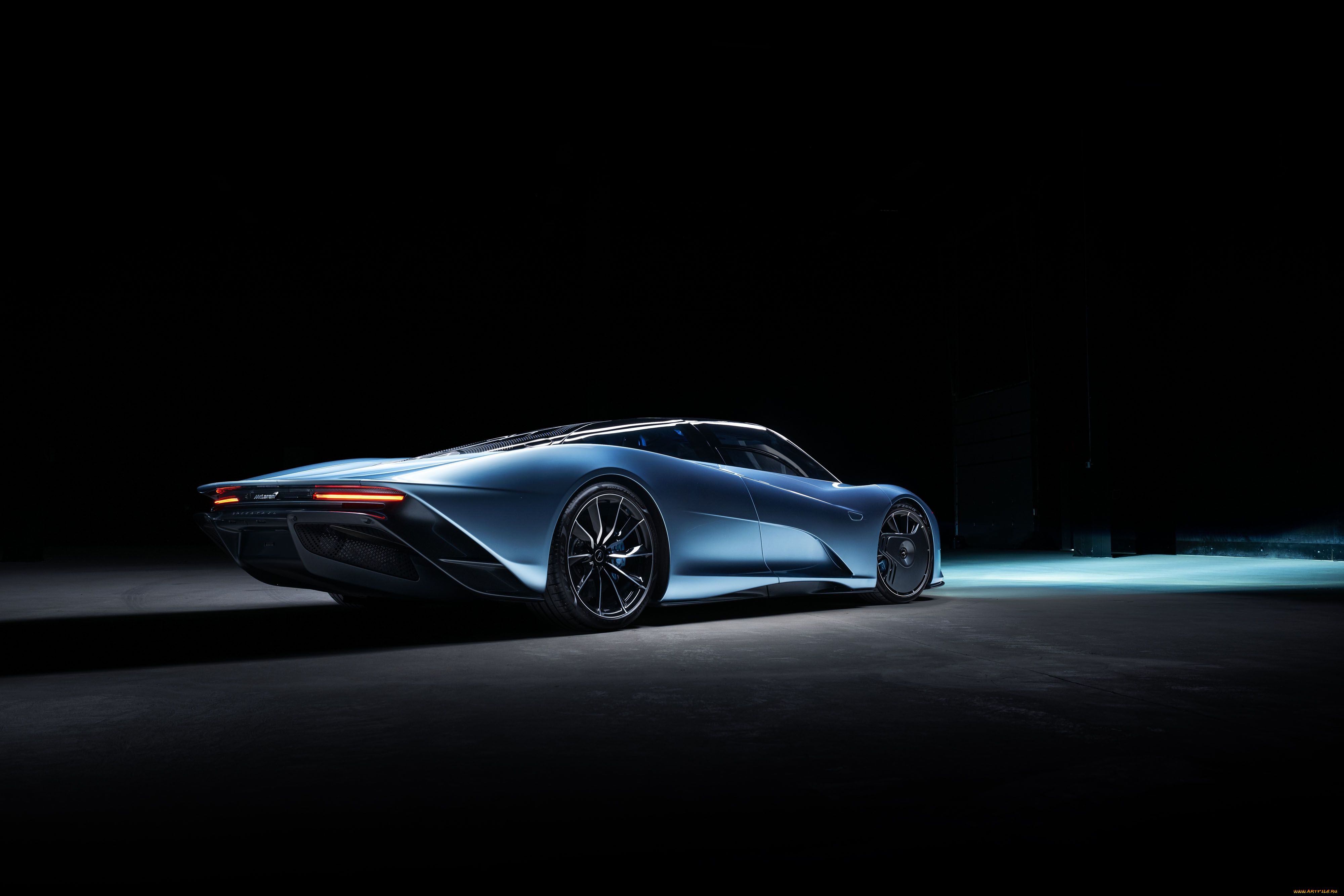 автомобили, mclaren, rear, view, speedtail