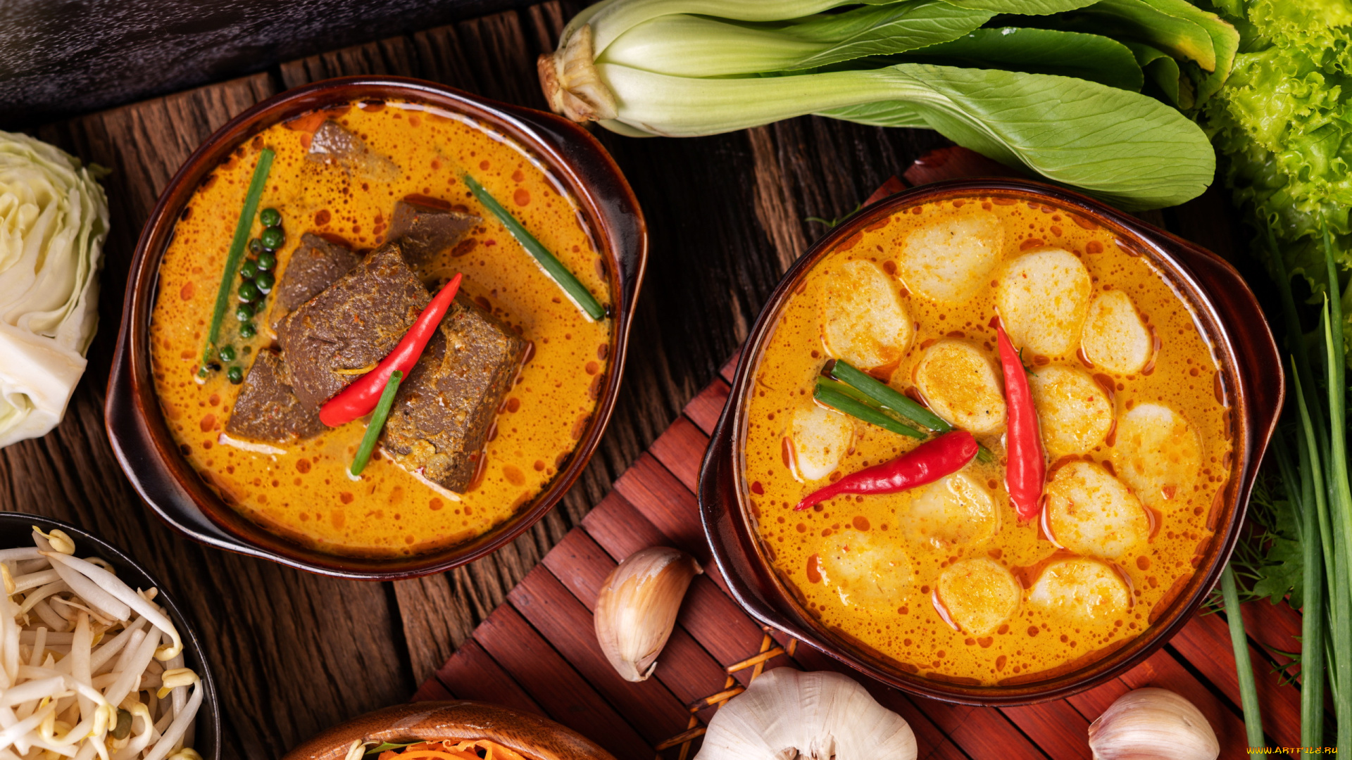 еда, первые, блюда, чеснок, суп, острый, перец