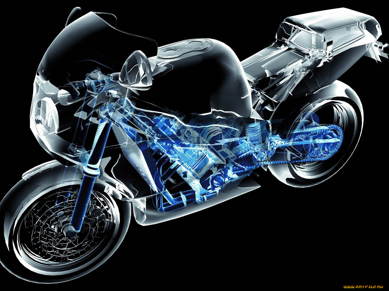 мотоциклы, 3d