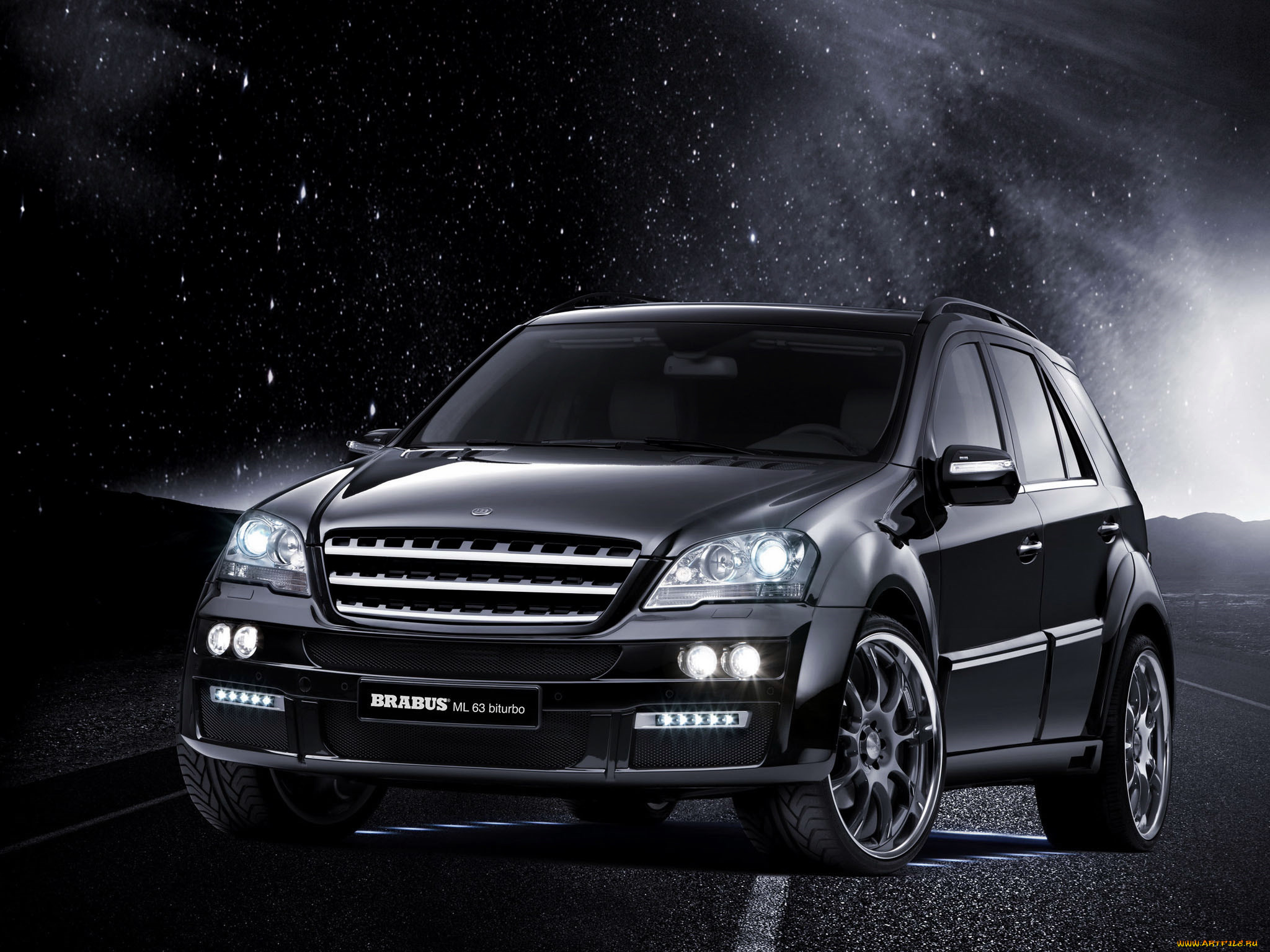 ml63, biturbo, widestar, автомобили, brabus