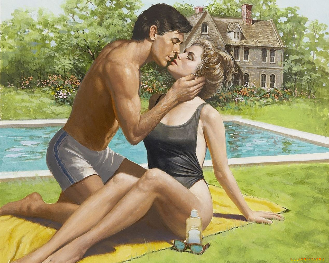 рисованные, люди